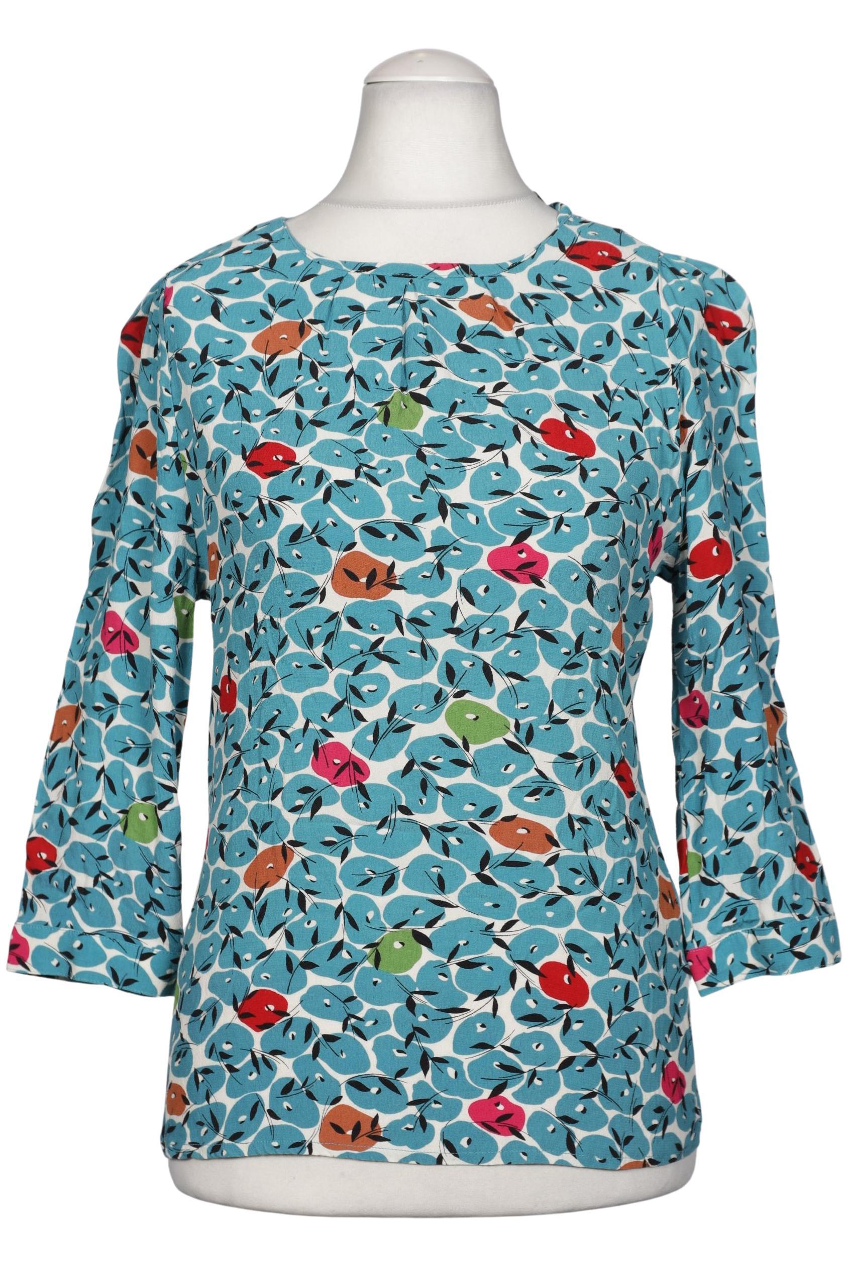 

King Louie Damen Bluse, blau, Gr. 38