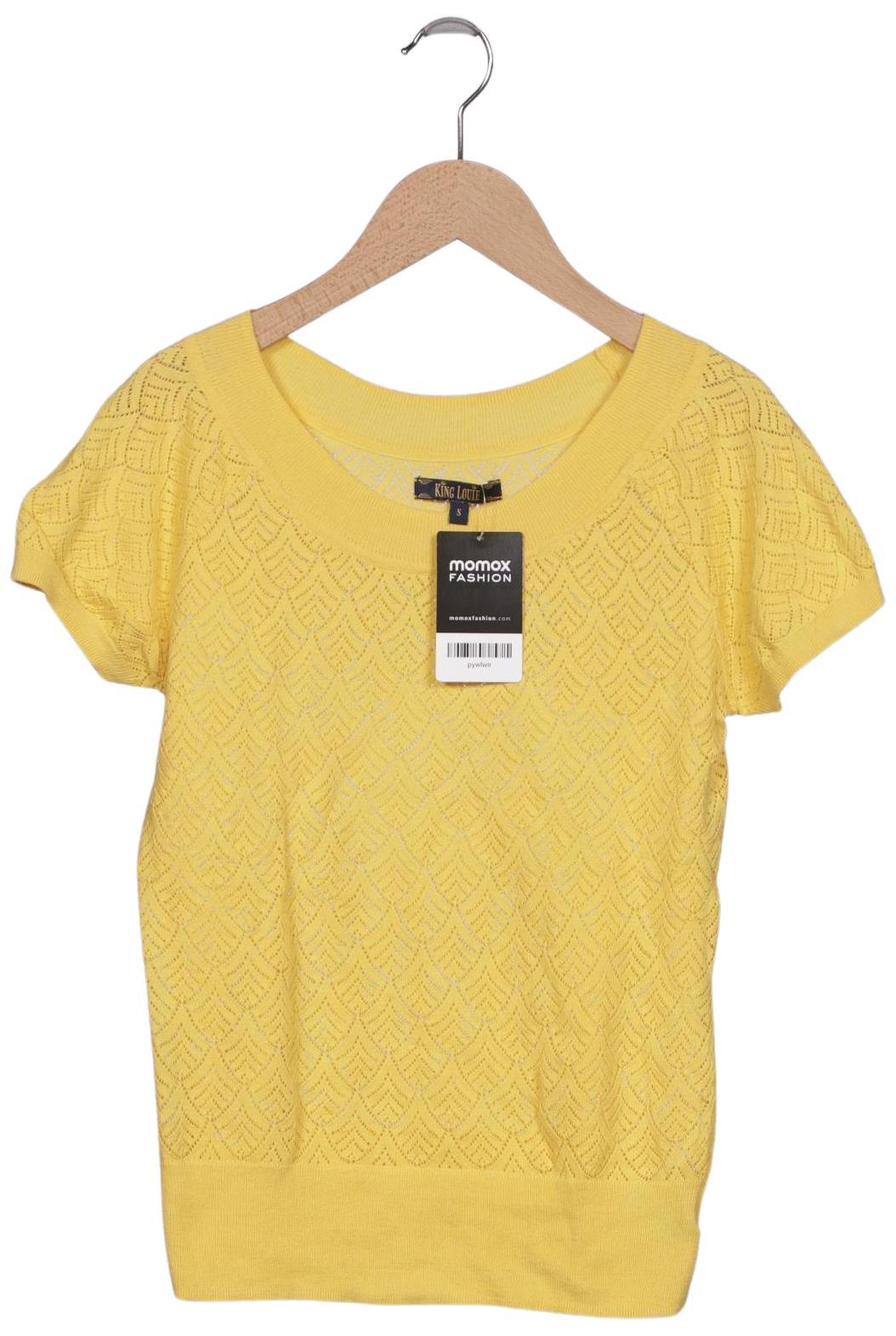 

King Louie Damen T-Shirt, gelb, Gr. 36