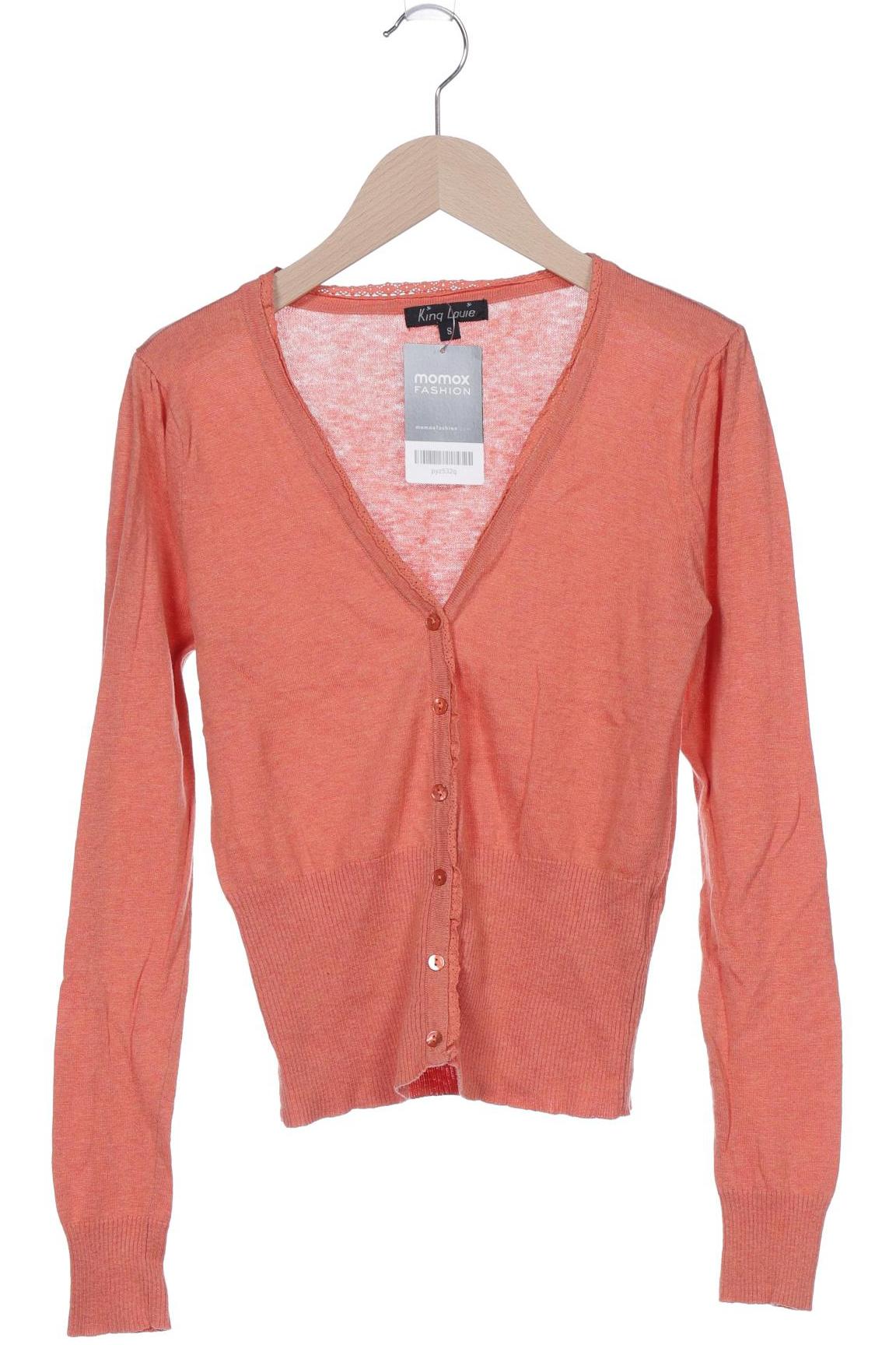

King Louie Damen Strickjacke, orange, Gr. 36