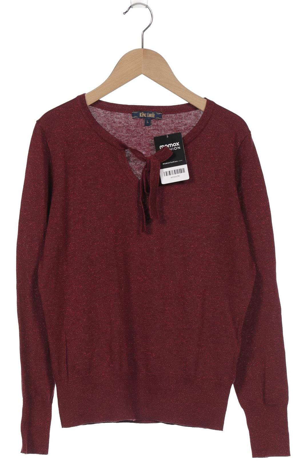 

King Louie Damen Pullover, bordeaux, Gr. 42