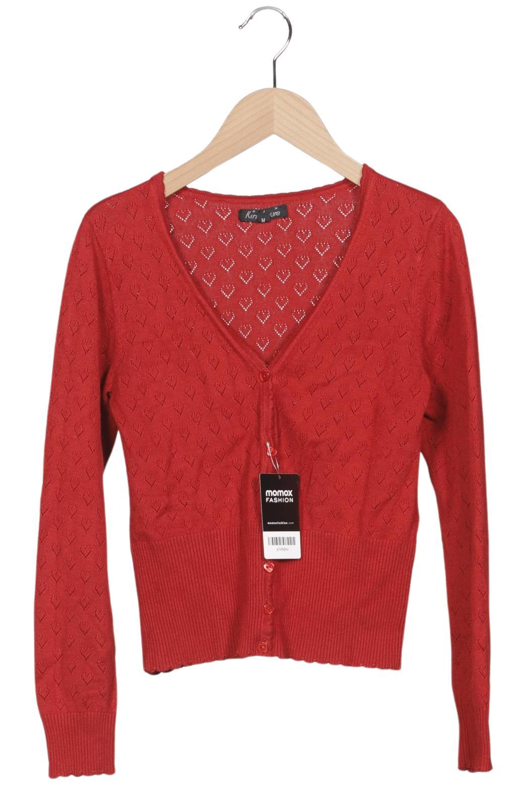 

King Louie Damen Strickjacke, rot, Gr. 38