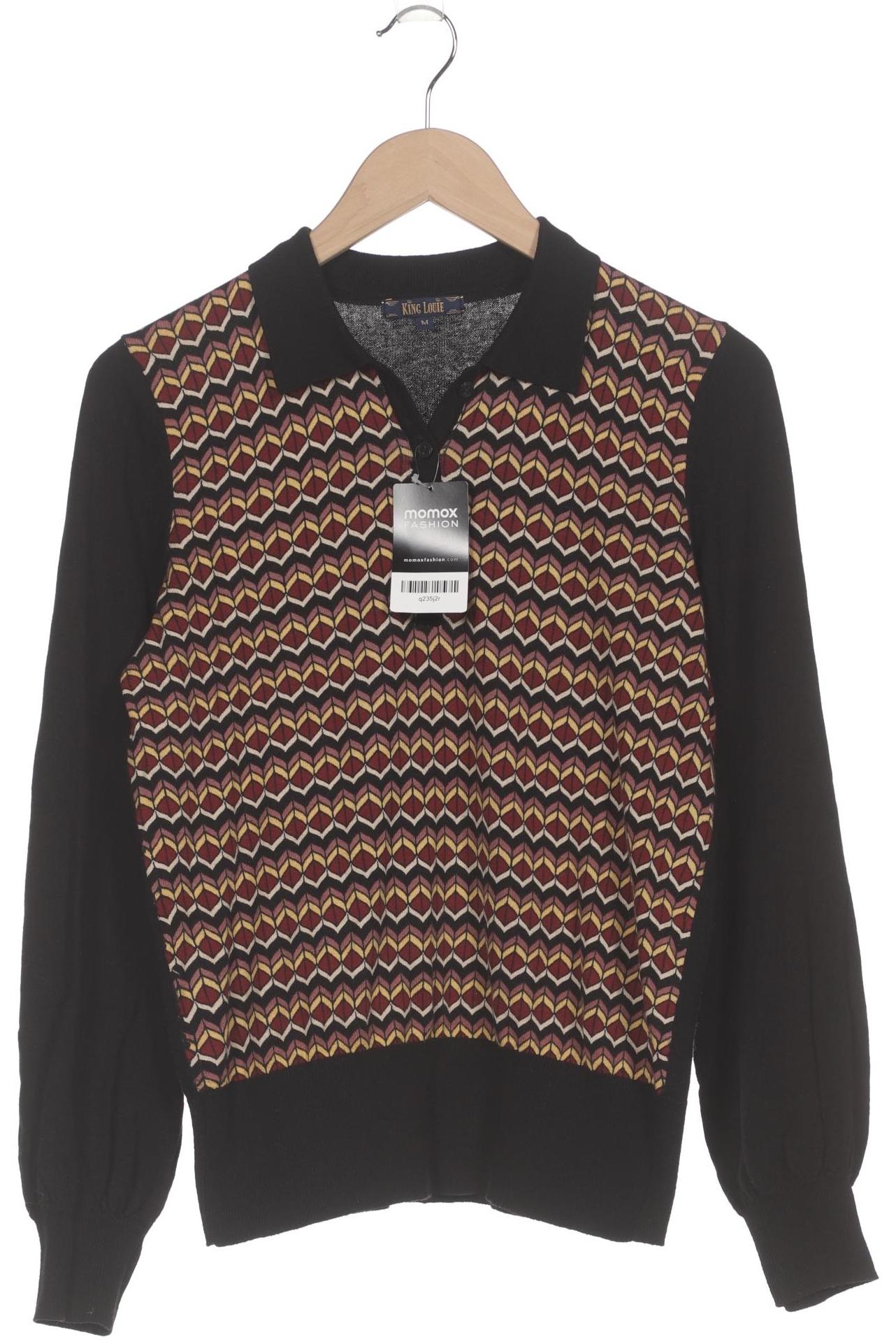 

King Louie Damen Pullover, schwarz, Gr. 38