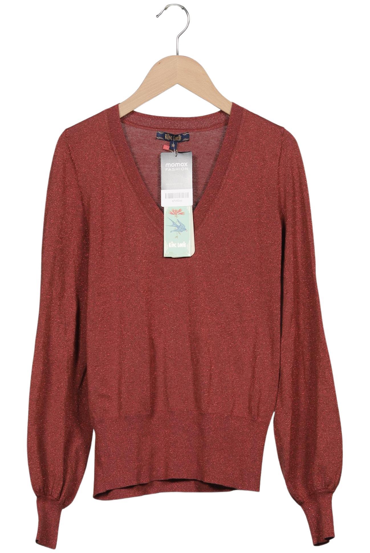 

King Louie Damen Langarmshirt, rot, Gr. 38