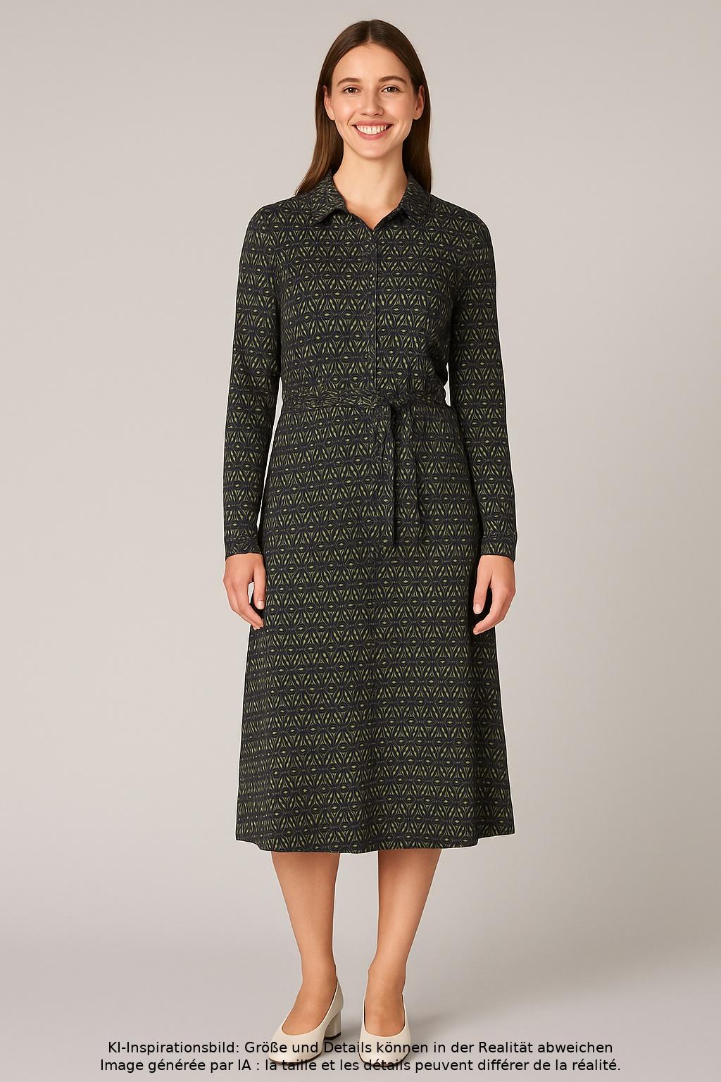 

King Louie Damen Kleid, grün, Gr. 38