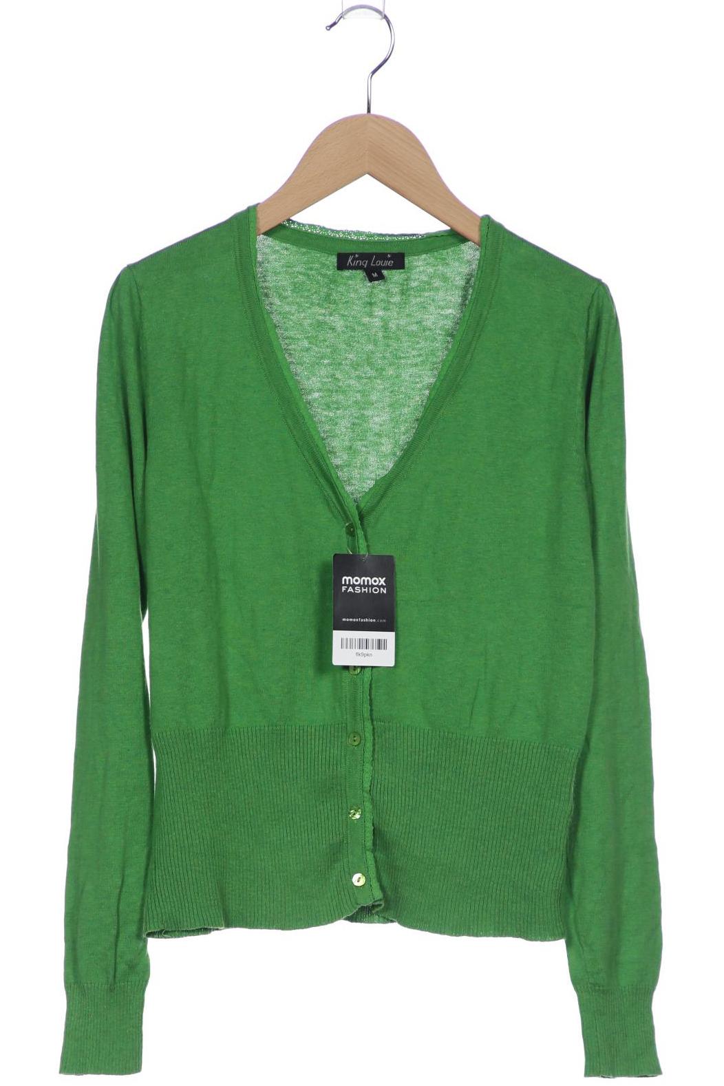 

King Louie Damen Strickjacke, grün, Gr. 38