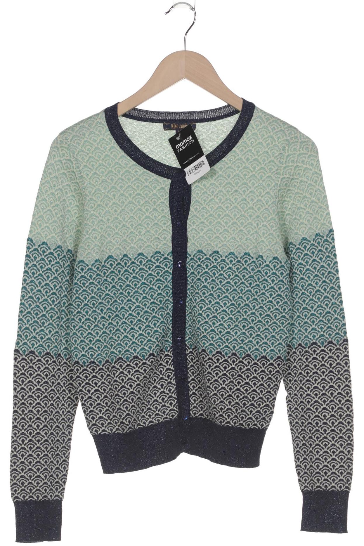 

King Louie Damen Strickjacke, grün, Gr. 38
