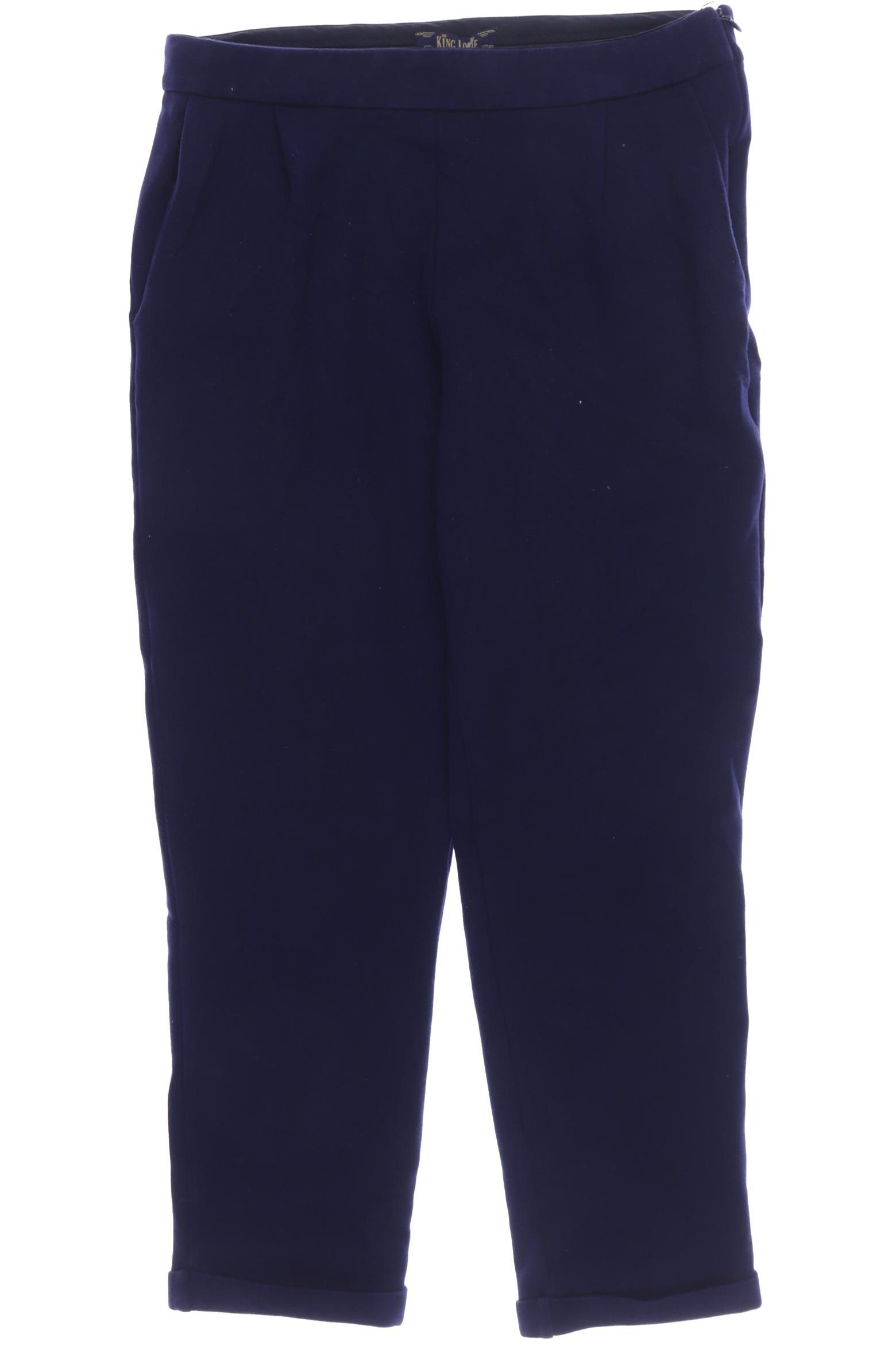 

King Louie Damen Stoffhose, marineblau, Gr. 38