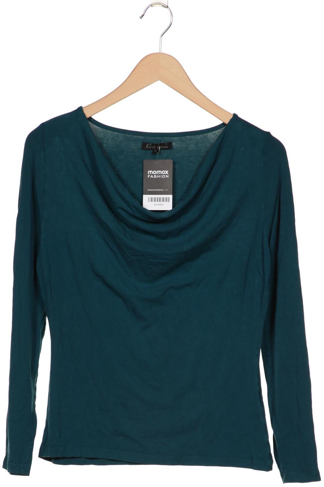 

King Louie Damen Langarmshirt, türkis, Gr. 38