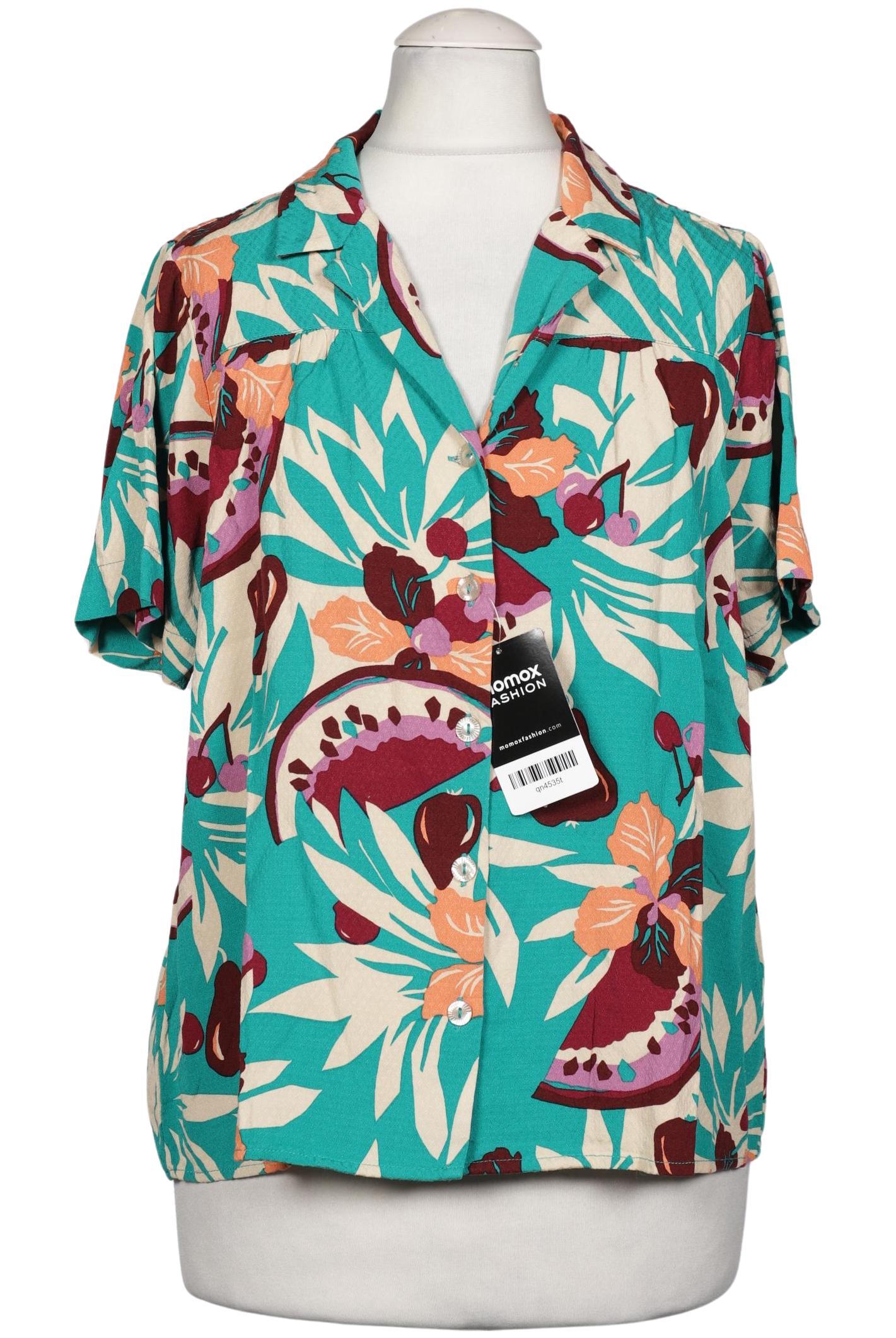 

King Louie Damen Bluse, mehrfarbig, Gr. 36