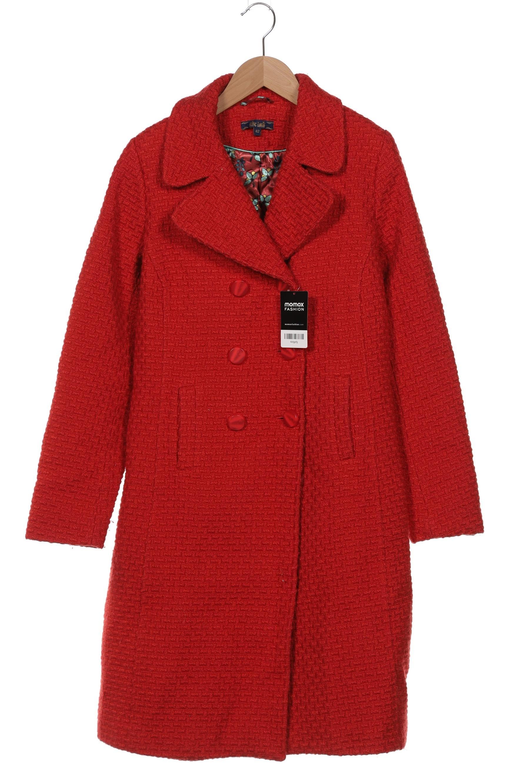

King Louie Damen Mantel, rot, Gr. 42