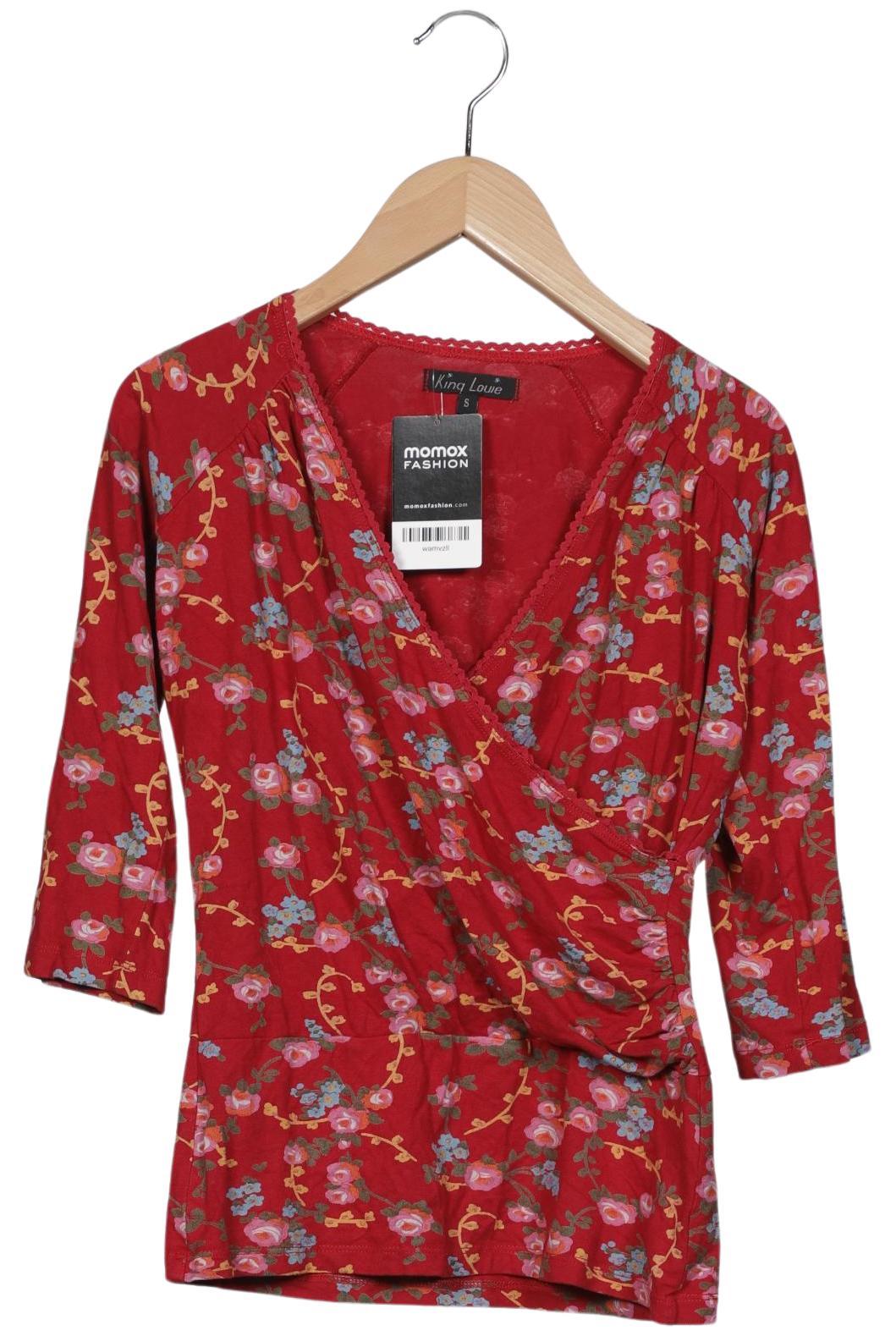 

King Louie Damen Langarmshirt, rot, Gr. 36