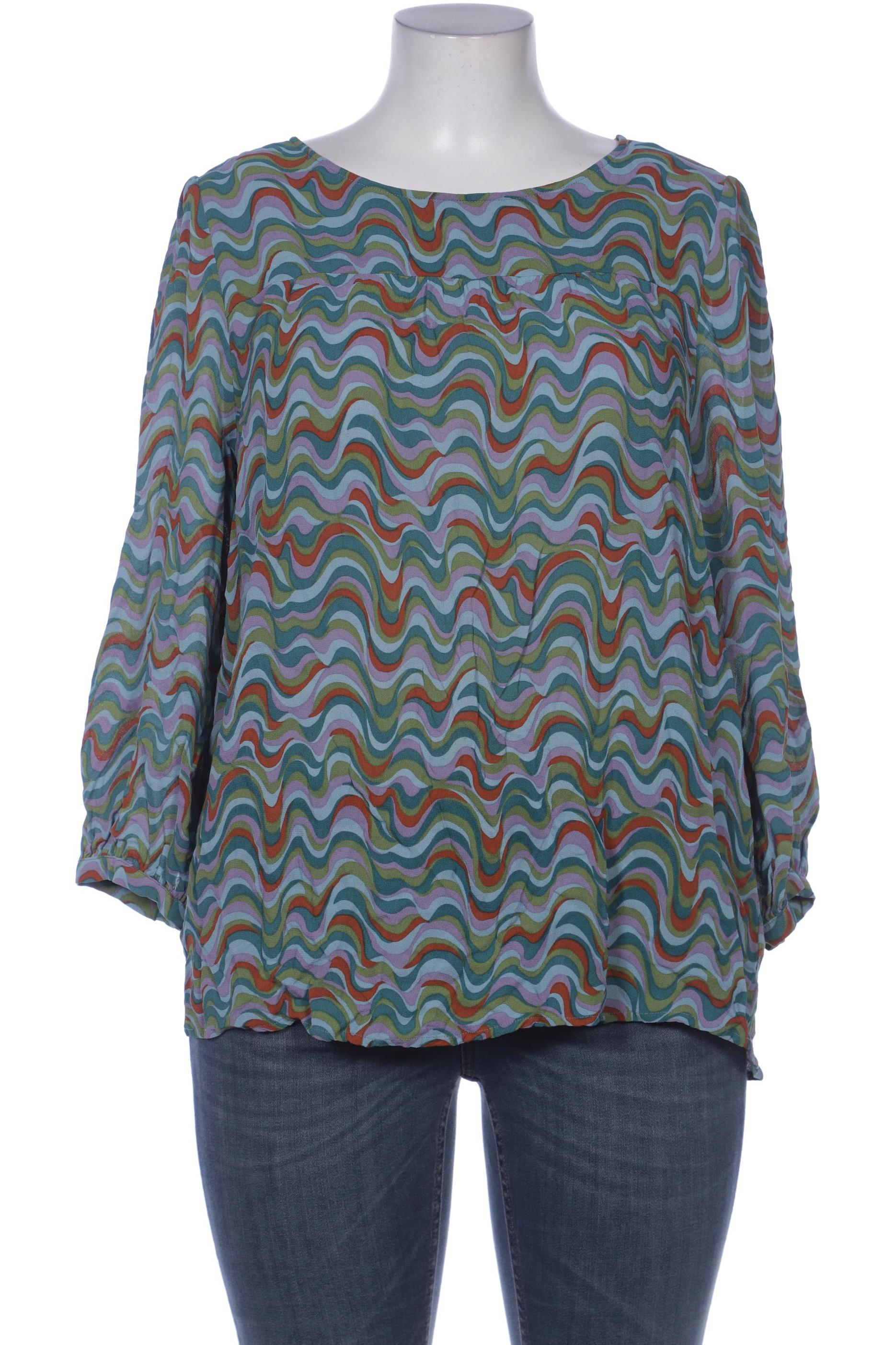 

King Louie Damen Bluse, türkis, Gr. 46