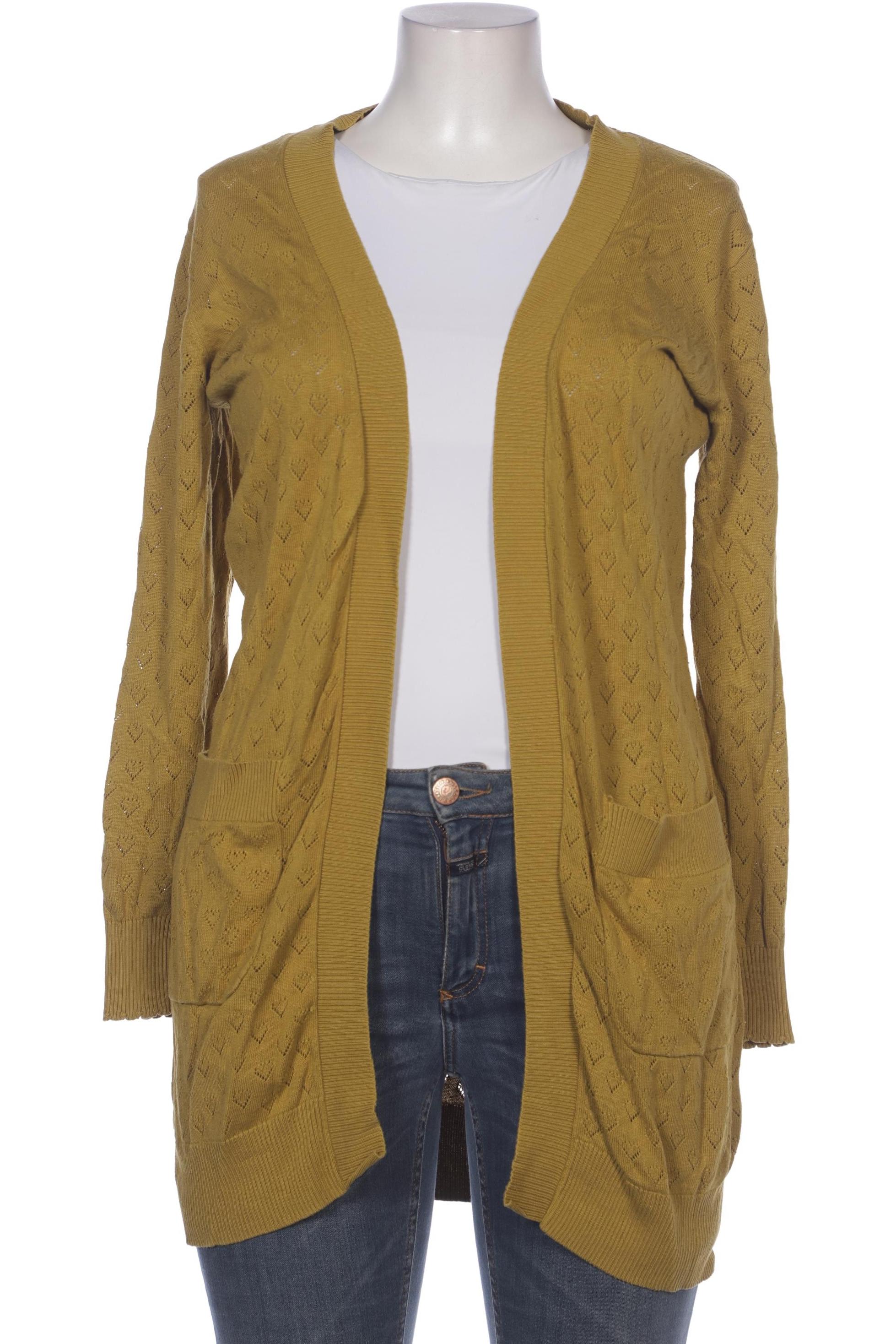 

King Louie Damen Strickjacke, gelb, Gr. 44