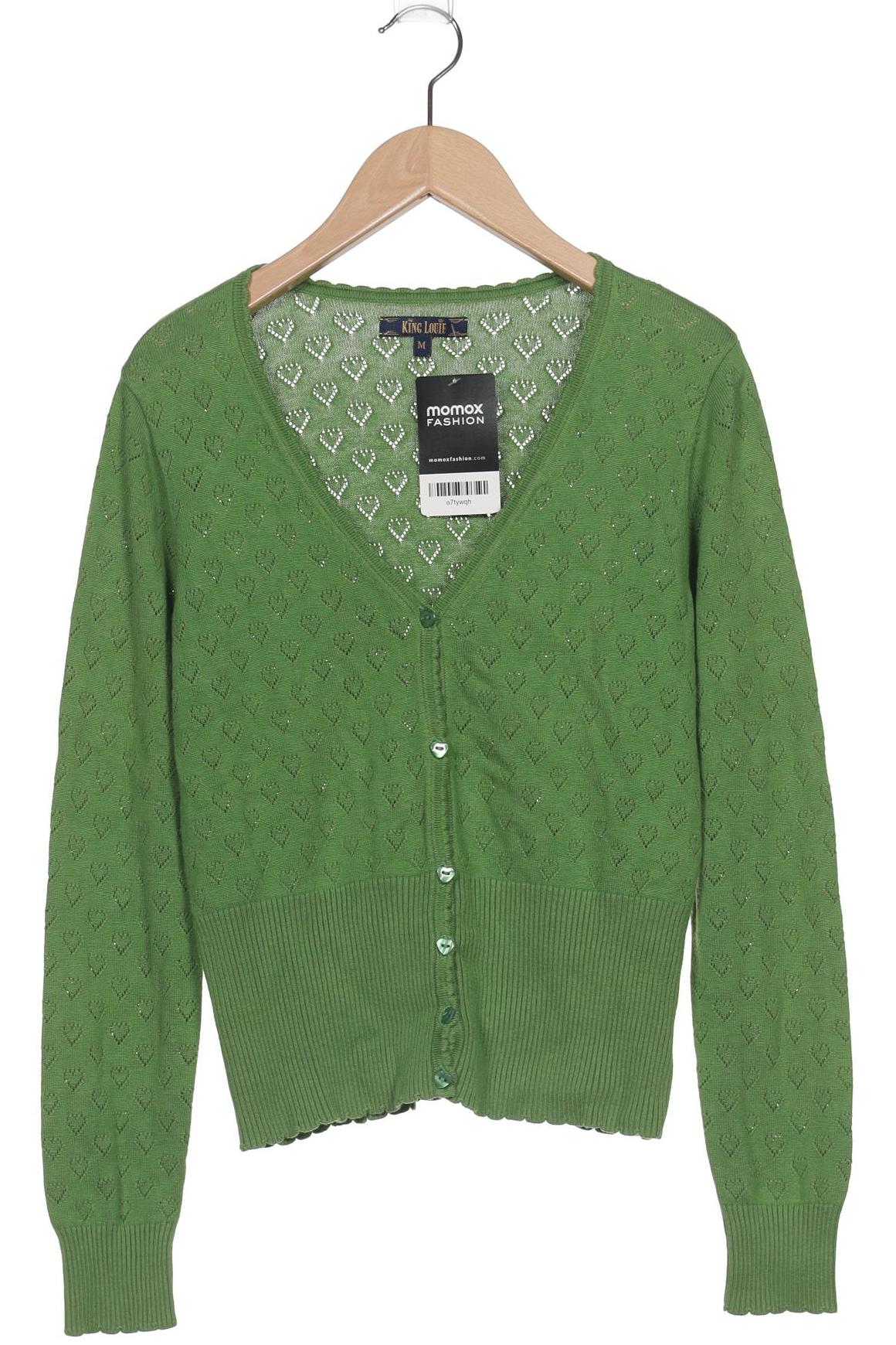 

King Louie Damen Strickjacke, grün, Gr. 38