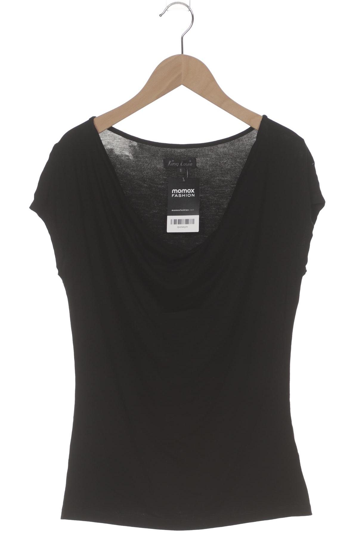 

King Louie Damen T-Shirt, schwarz, Gr. 36