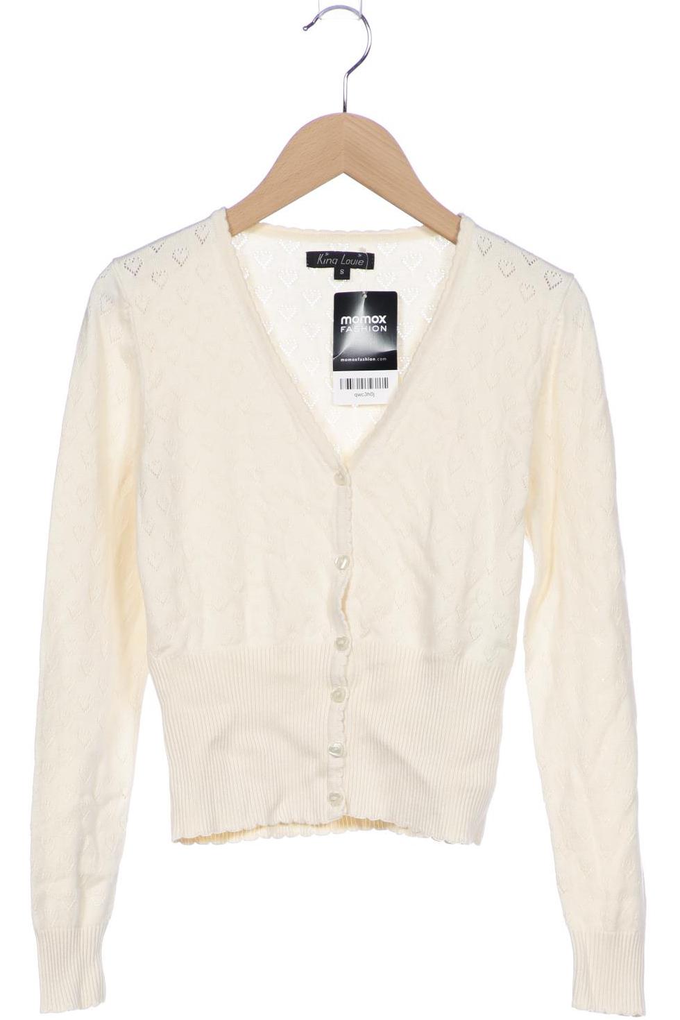 

King Louie Damen Strickjacke, beige, Gr. 36