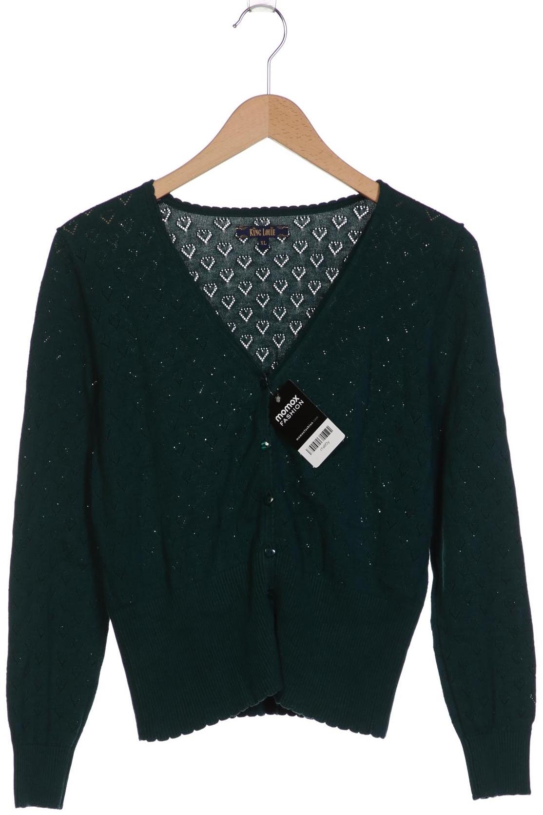 

King Louie Damen Strickjacke, grün, Gr. 44
