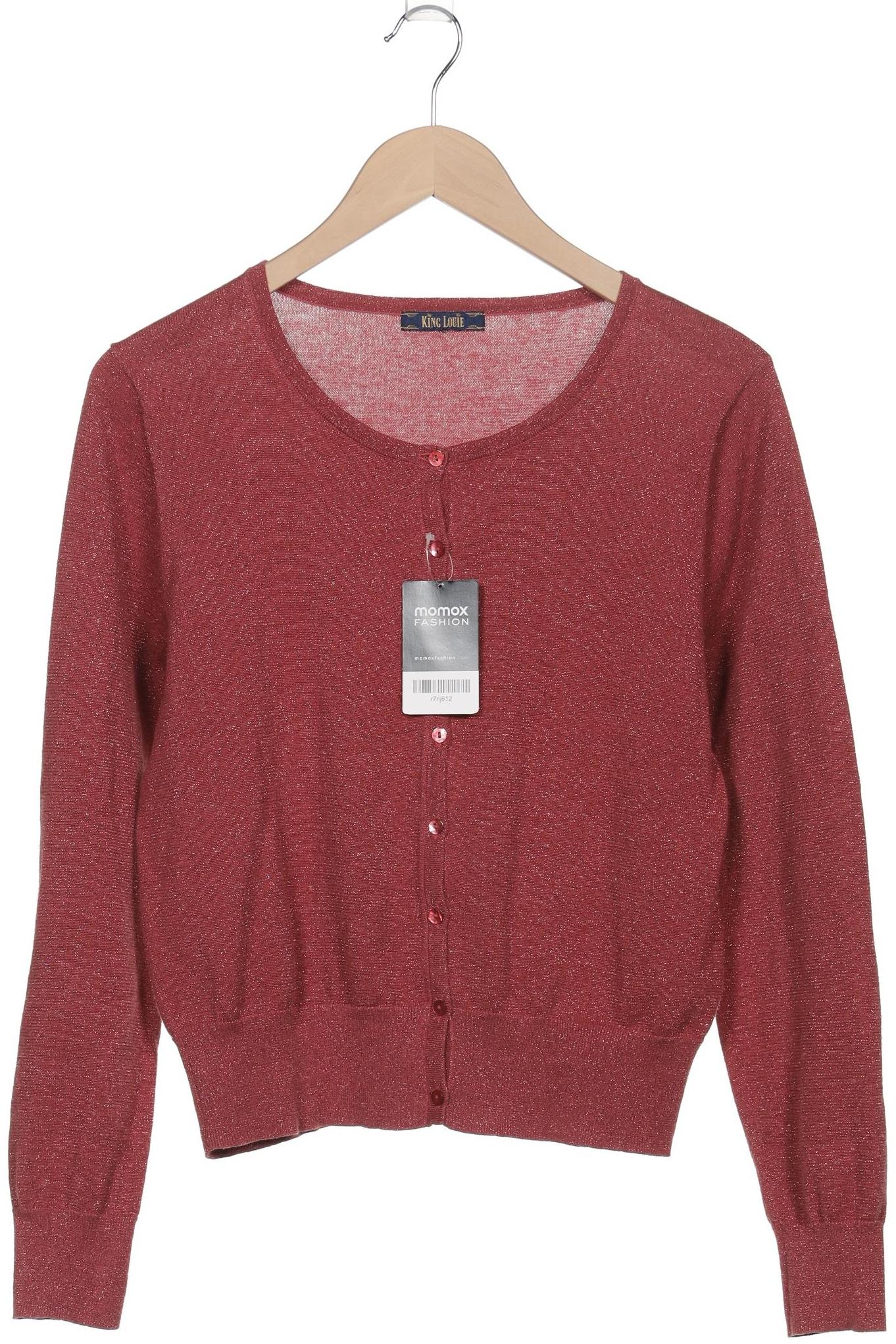 

King Louie Damen Strickjacke, rot, Gr. 36