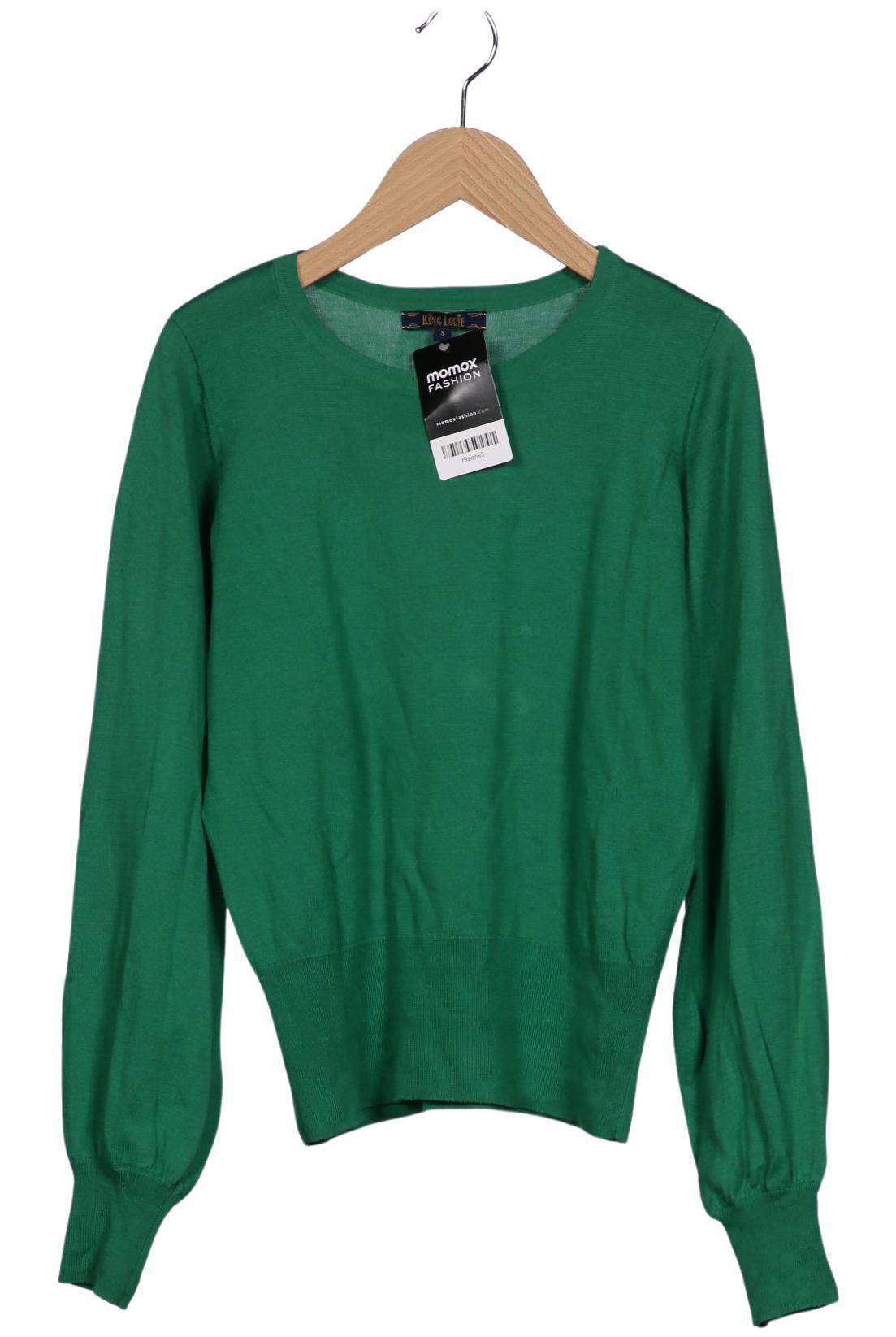 

King Louie Damen Pullover, grün, Gr. 36
