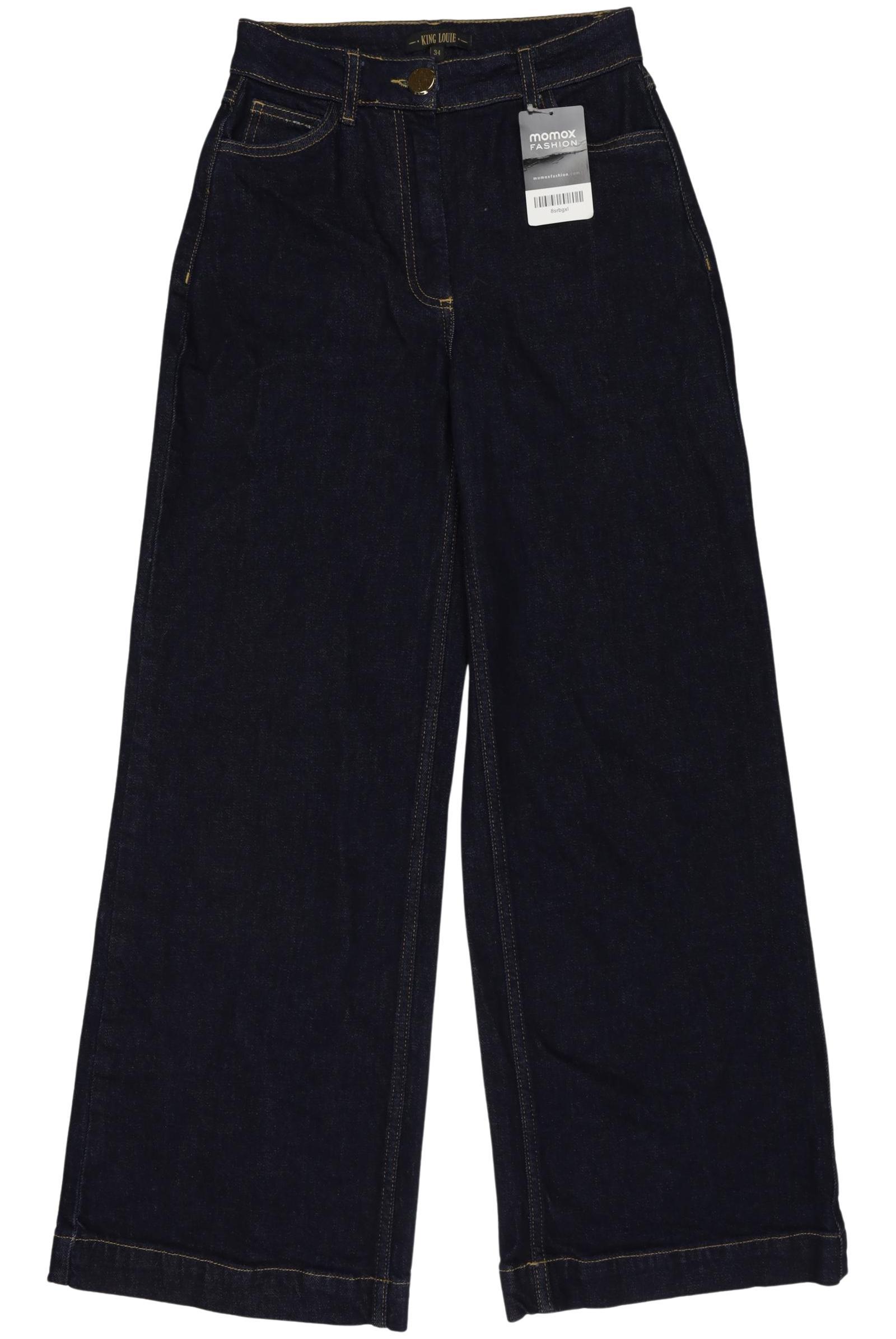 

King Louie Damen Jeans, marineblau, Gr. 34