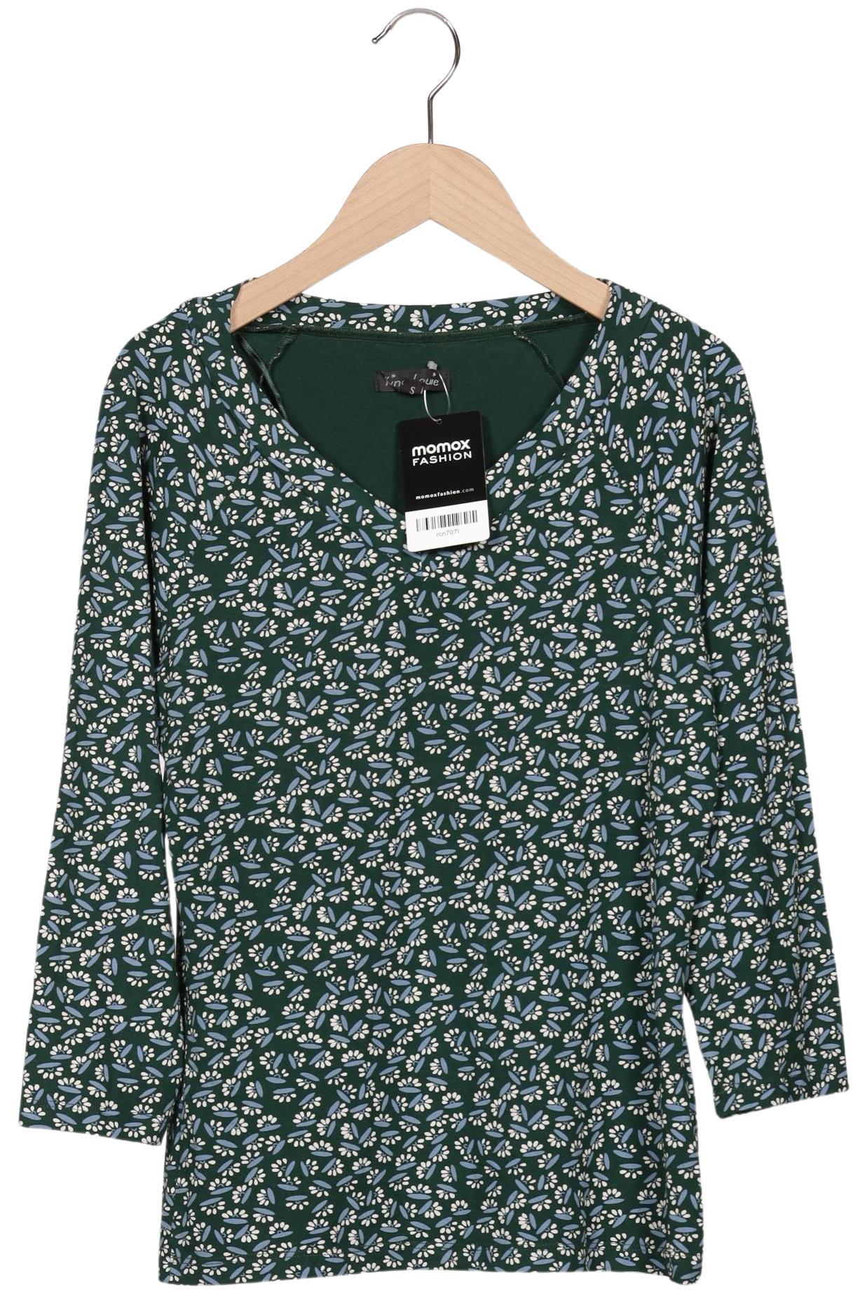 

King Louie Damen Langarmshirt, grün, Gr. 36