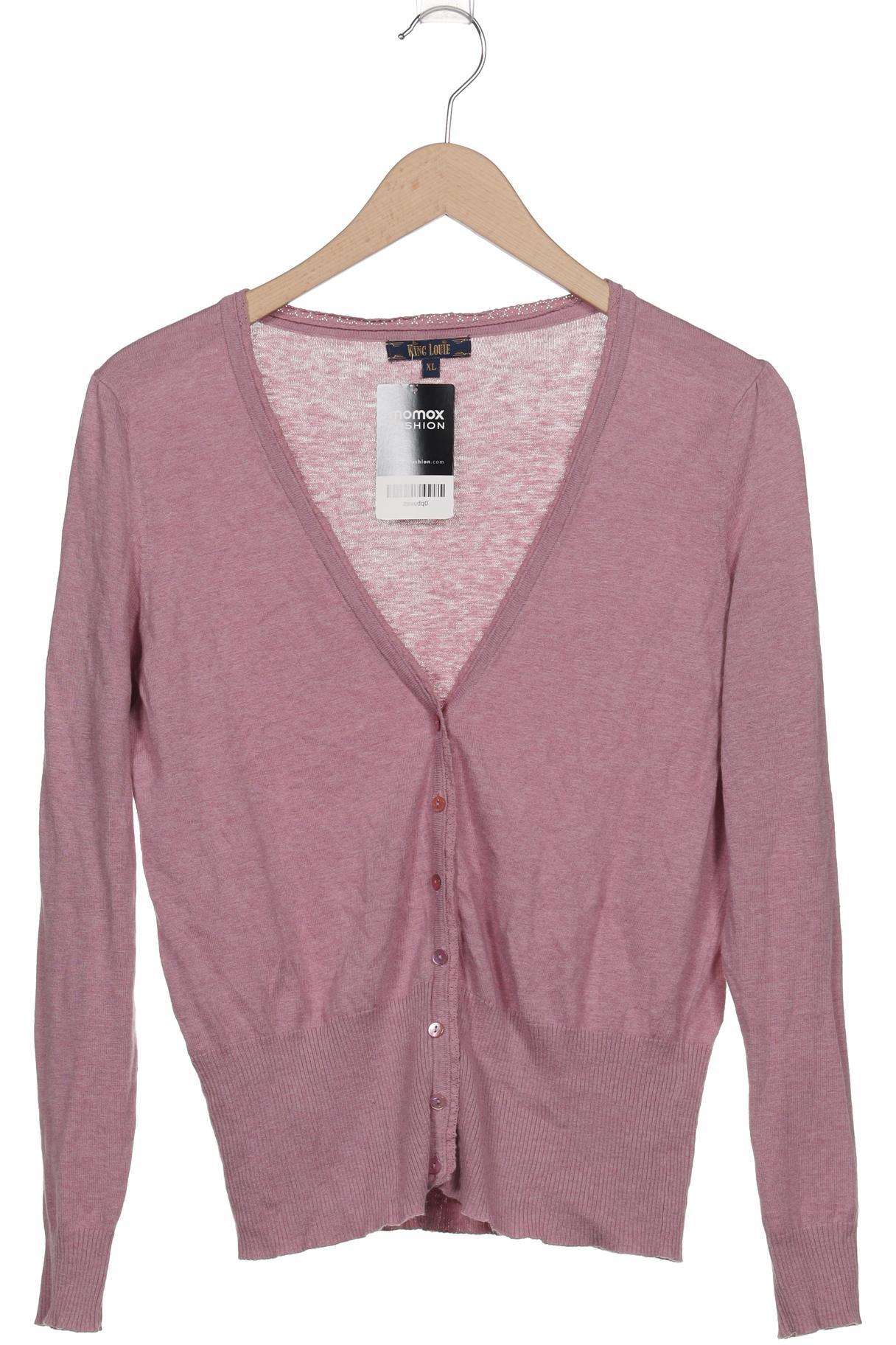 

King Louie Damen Strickjacke, pink, Gr. 44