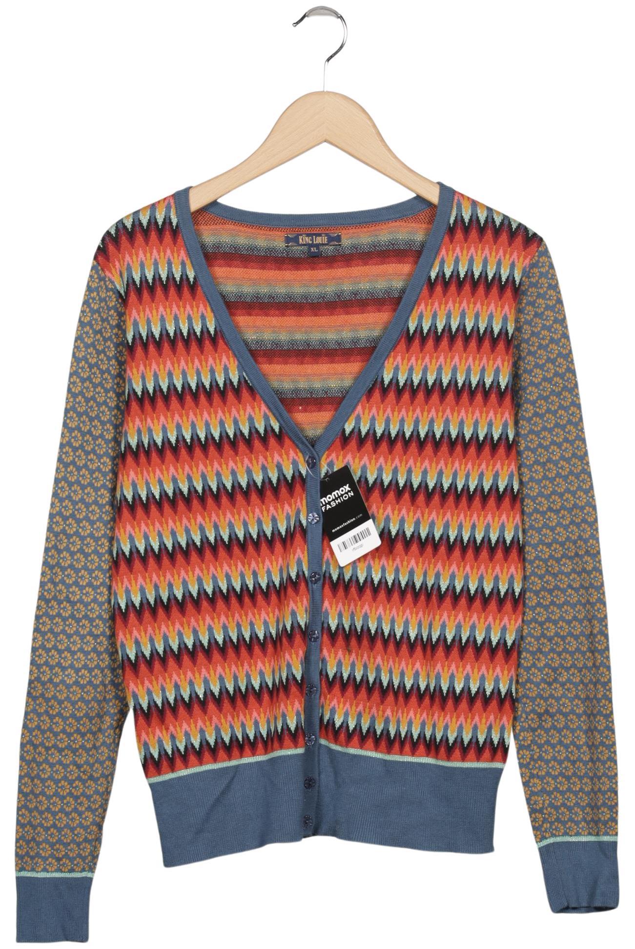 

King Louie Damen Strickjacke, mehrfarbig, Gr. 44