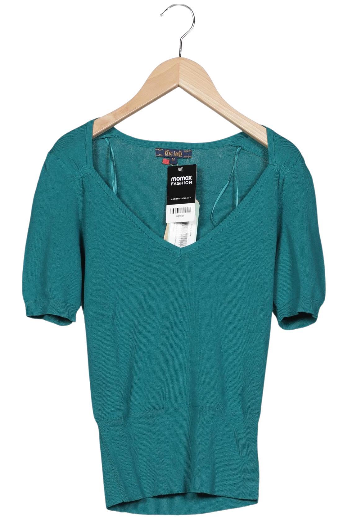 

King Louie Damen Pullover, türkis, Gr. 38