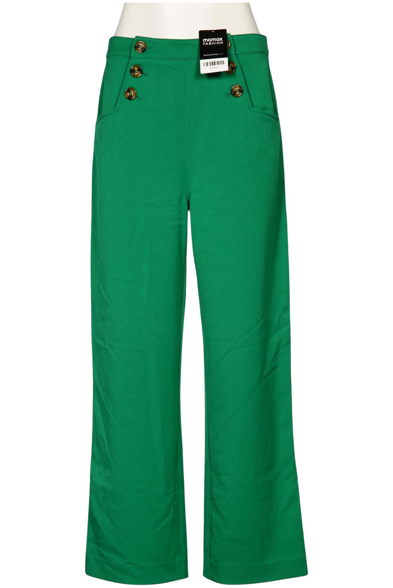 

King Louie Damen Stoffhose, grün, Gr. 38