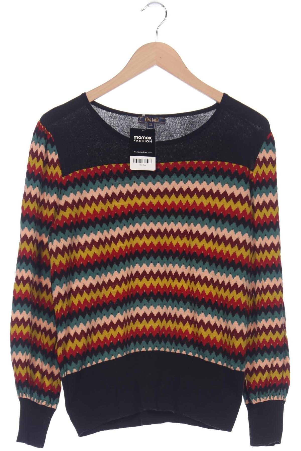 

King Louie Damen Pullover, schwarz, Gr. 44