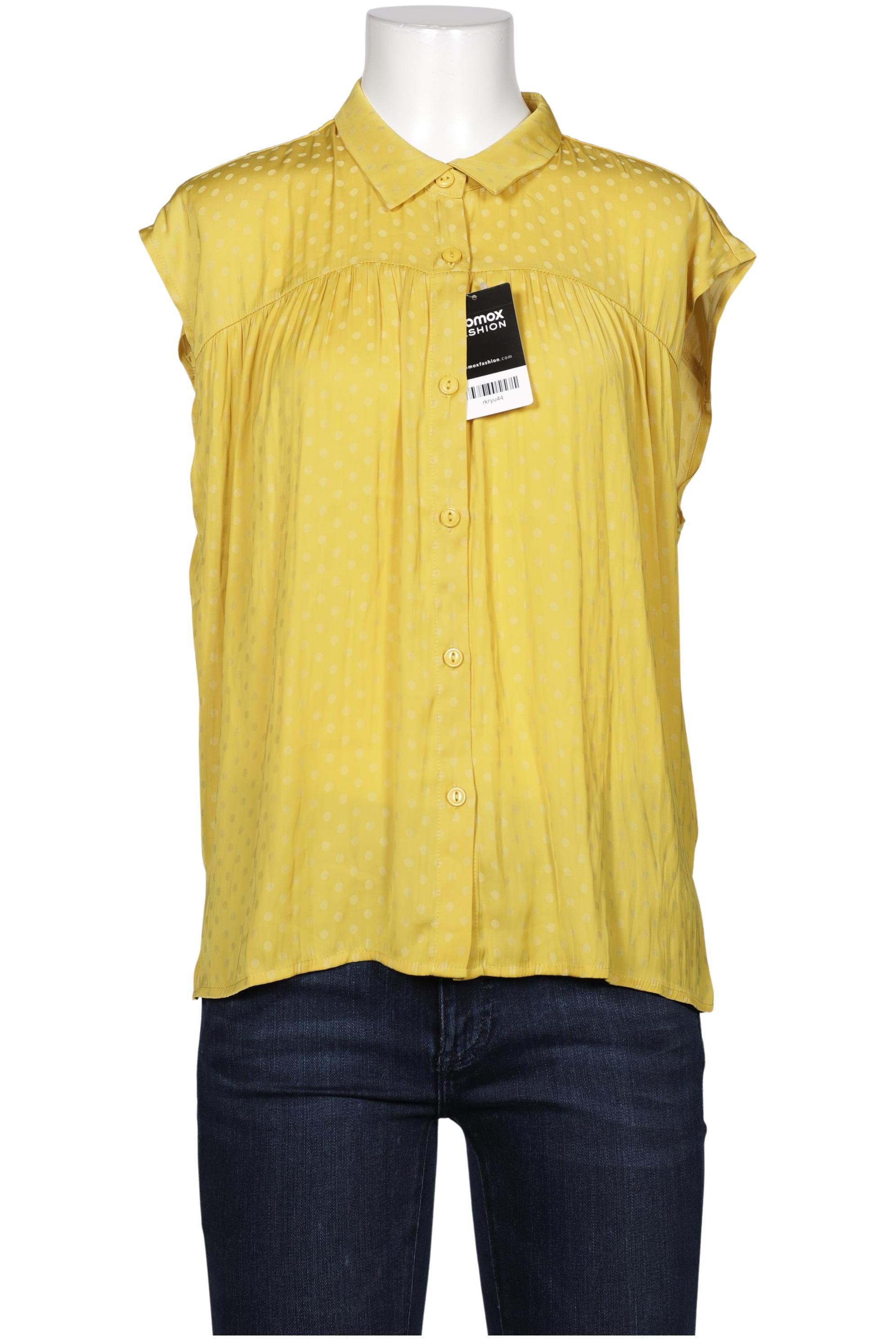 

King Louie Damen Bluse, gelb, Gr. 40