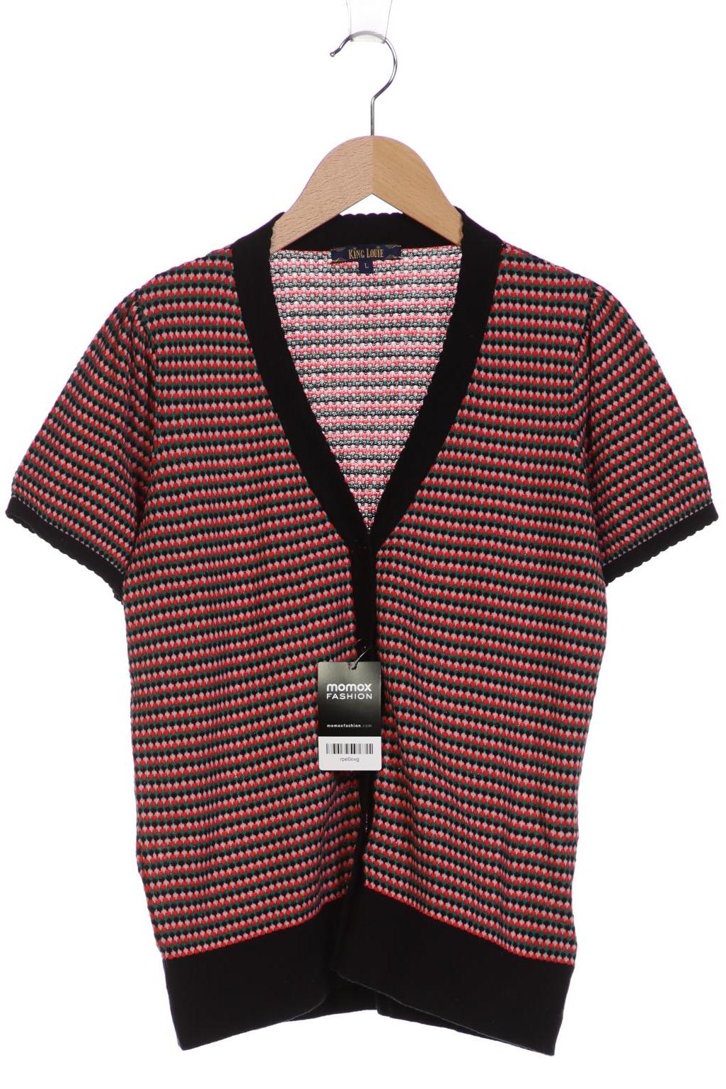 

King Louie Damen Strickjacke, rot, Gr. 42