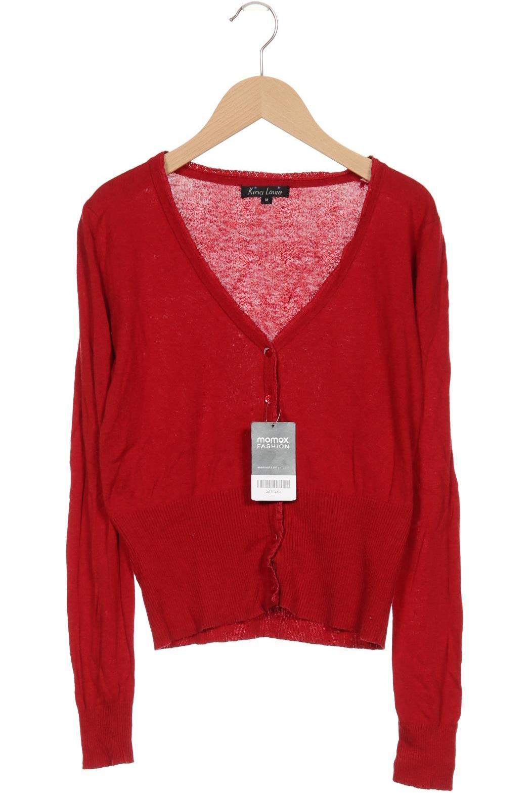 

King Louie Damen Strickjacke, rot, Gr. 38