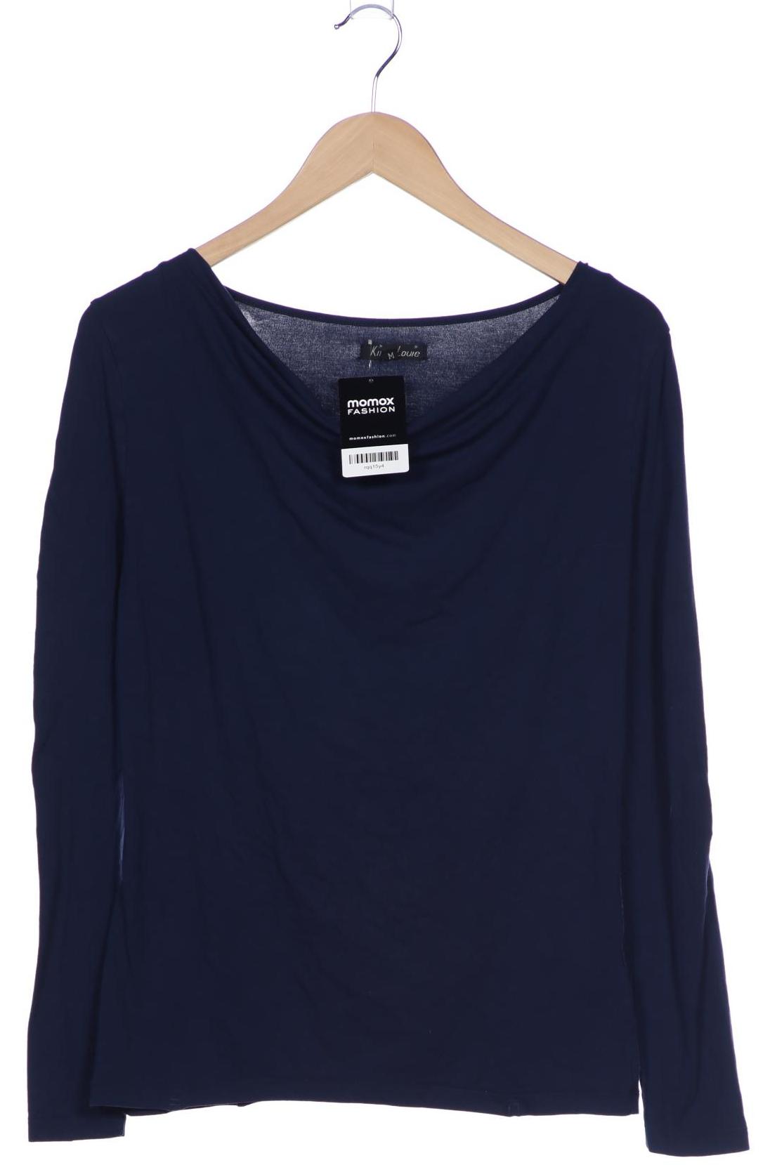 

King Louie Damen Langarmshirt, marineblau, Gr. 38
