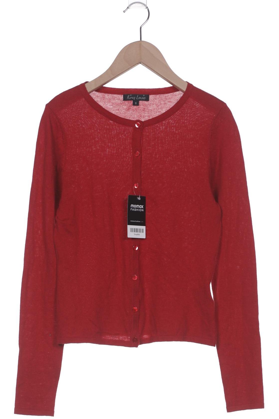 

King Louie Damen Strickjacke, rot, Gr. 36