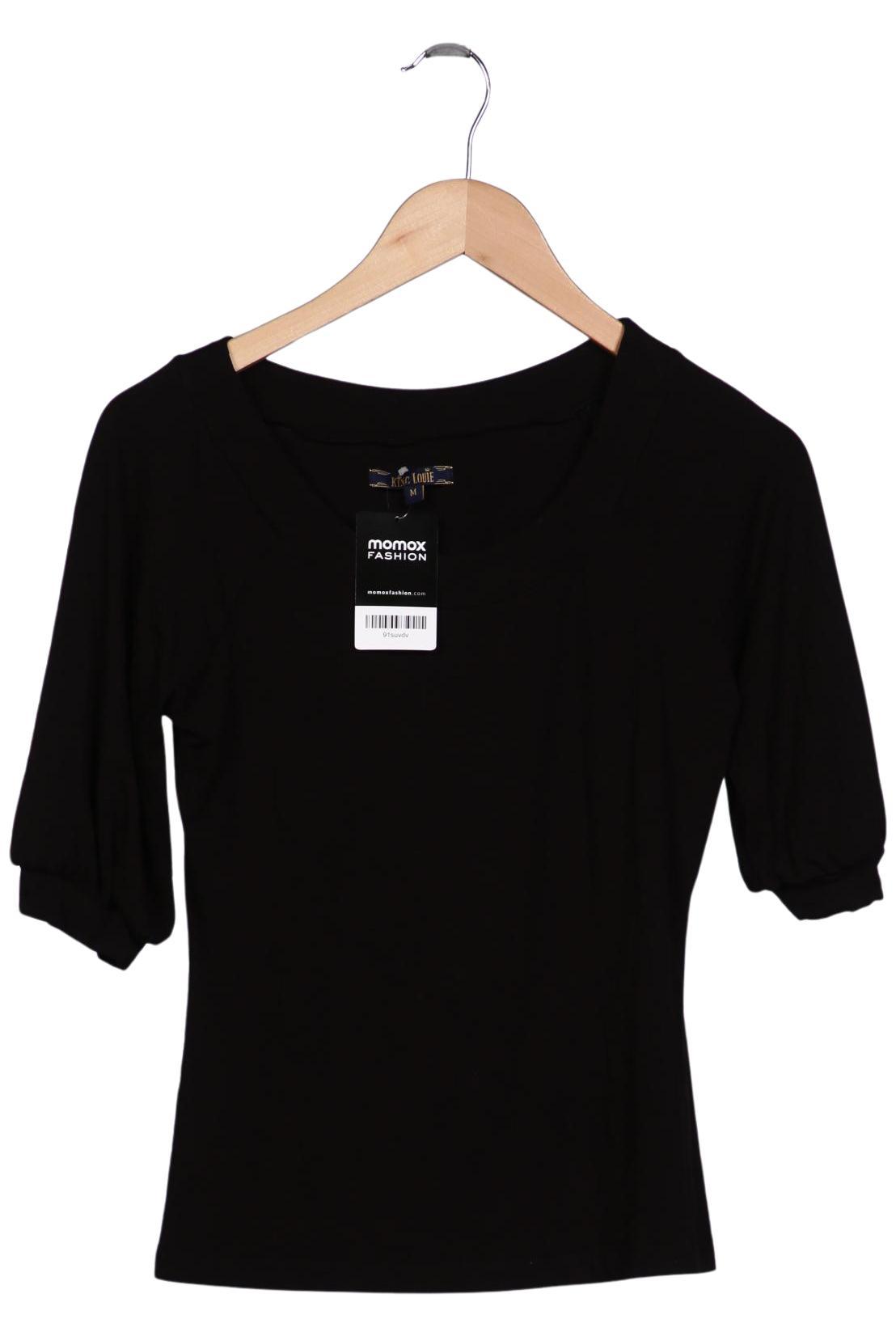 

King Louie Damen T-Shirt, schwarz, Gr. 38