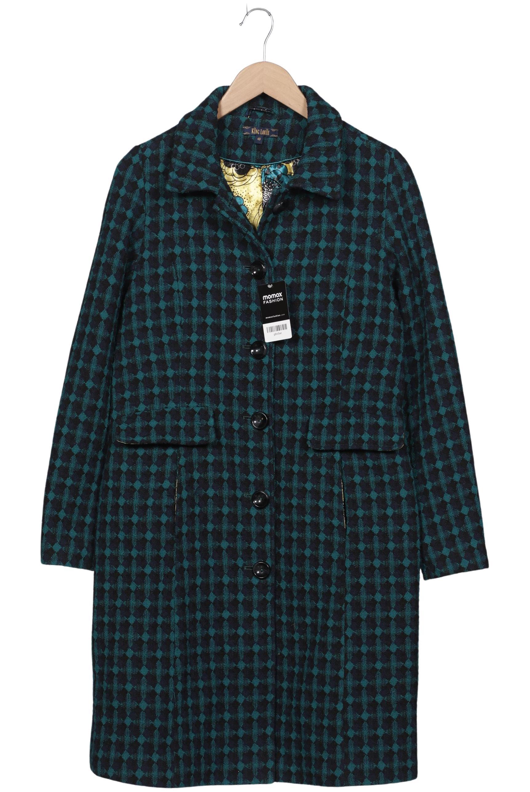 

King Louie Damen Mantel, grün, Gr. 40
