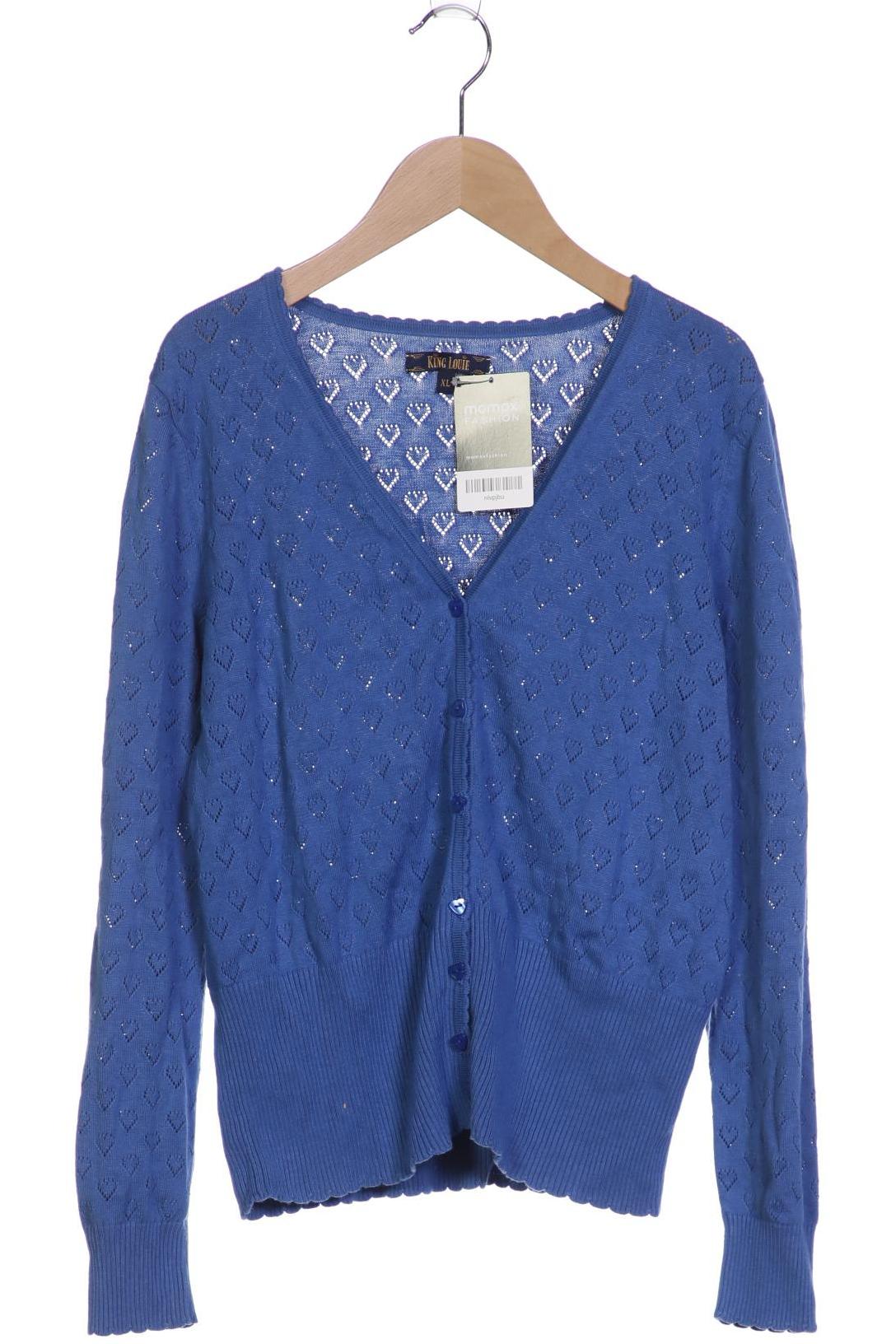 

KING LOUIE Damen Strickjacke, blau