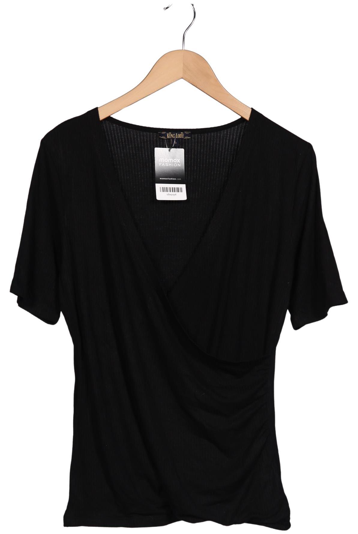 

King Louie Damen T-Shirt, schwarz, Gr. 42