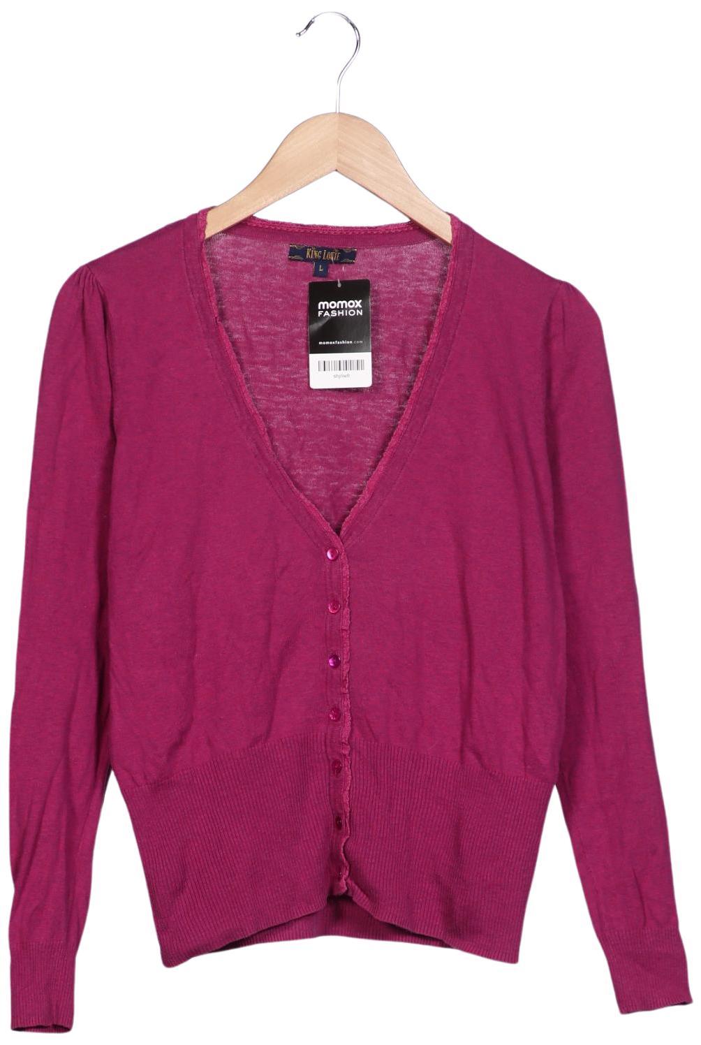 

King Louie Damen Strickjacke, flieder, Gr. 42