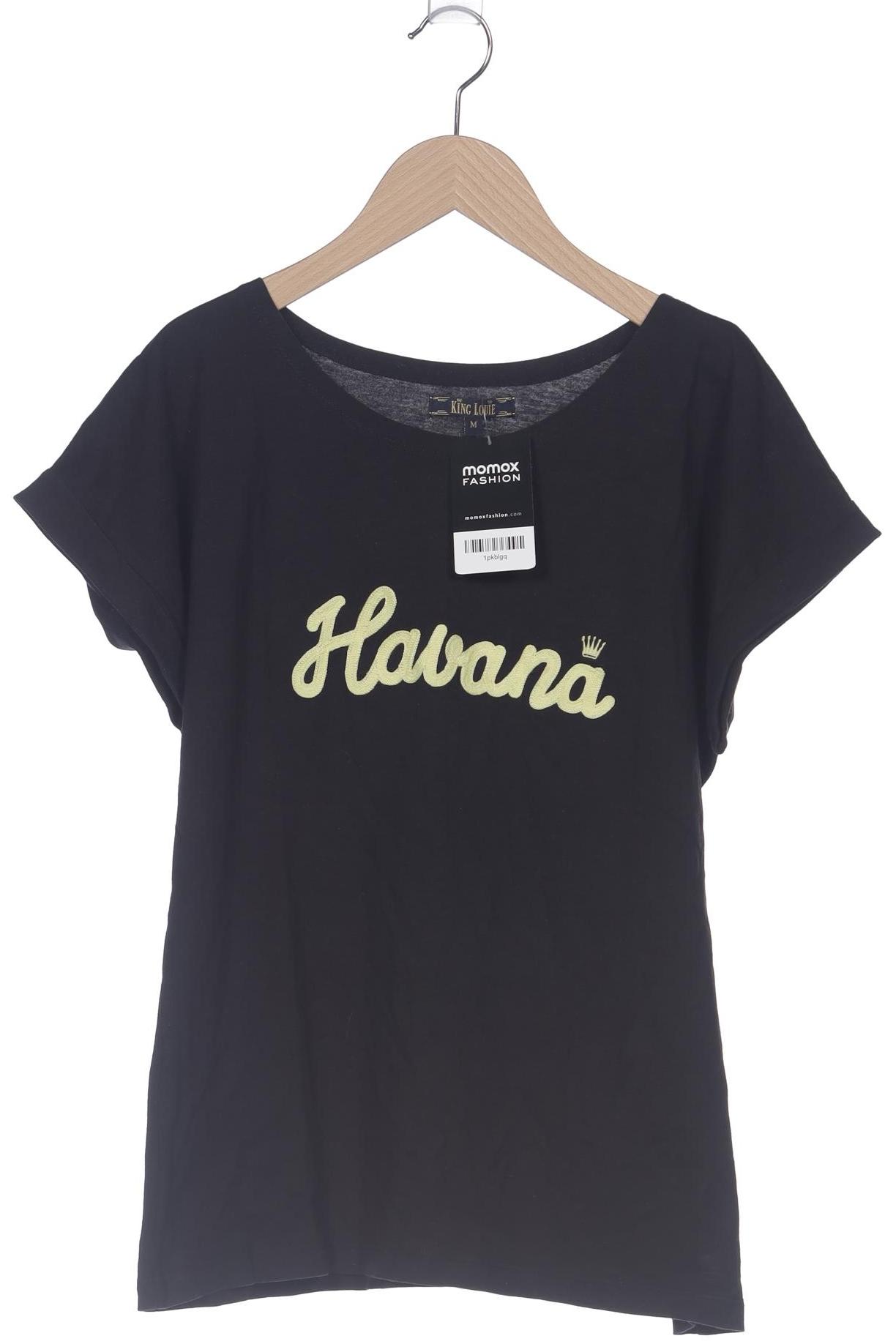 

King Louie Damen T-Shirt, schwarz, Gr. 38
