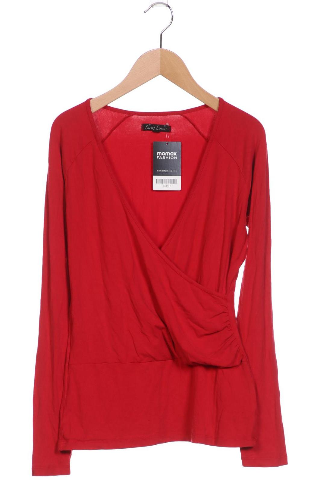 

King Louie Damen Langarmshirt, rot, Gr. 38