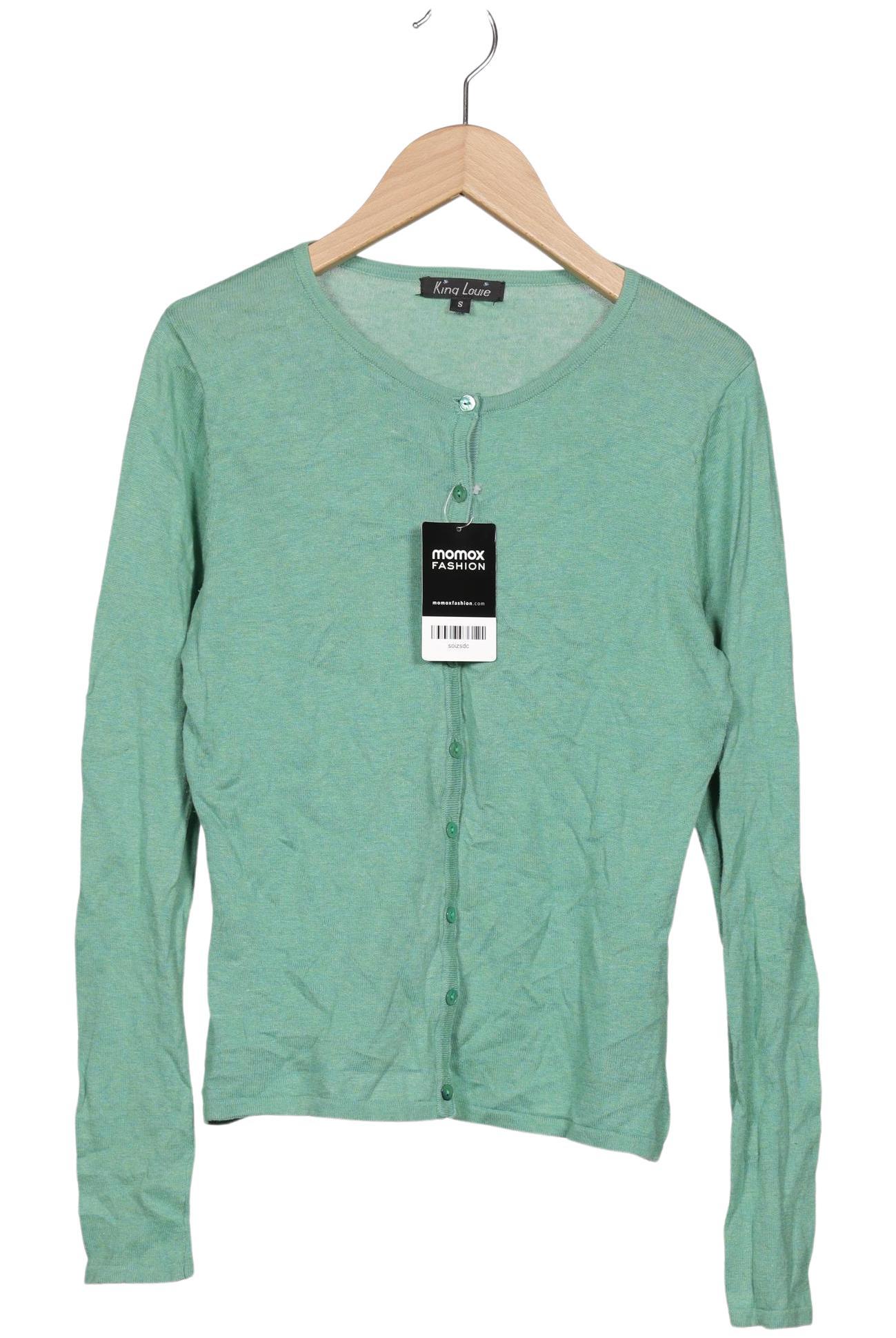 

King Louie Damen Strickjacke, hellgrün, Gr. 36