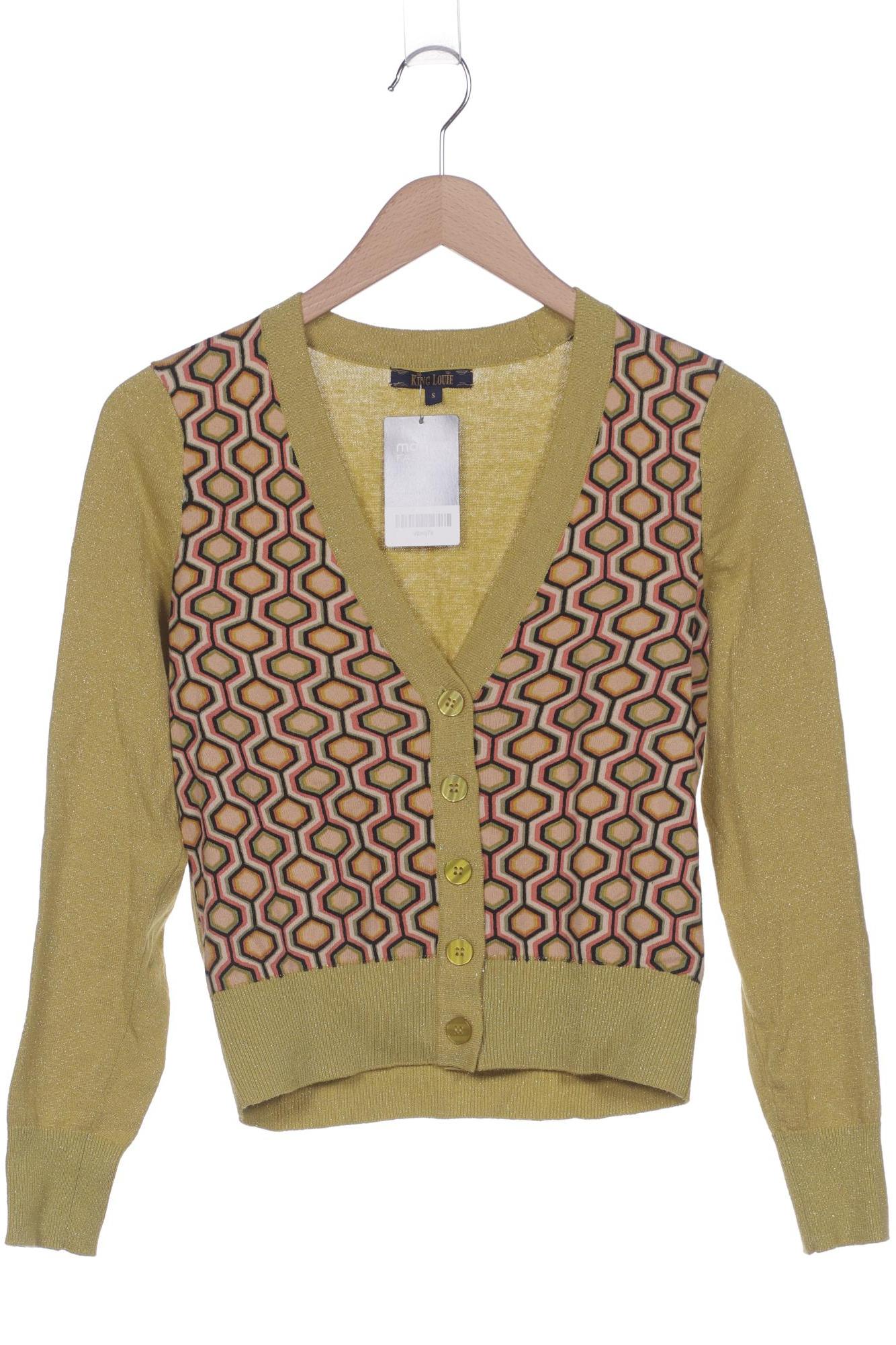 

King Louie Damen Strickjacke, grün, Gr. 36