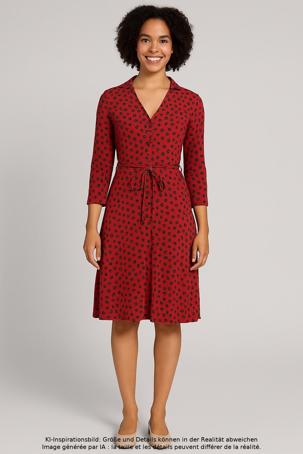 

King Louie Damen Kleid, rot, Gr. 38