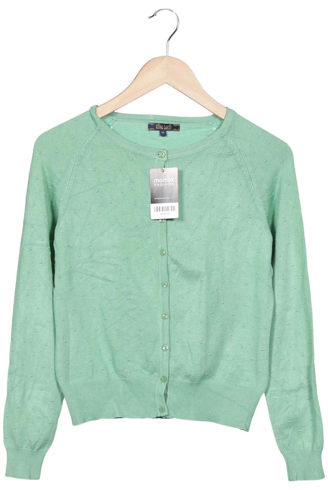 

King Louie Damen Strickjacke, hellgrün, Gr. 38