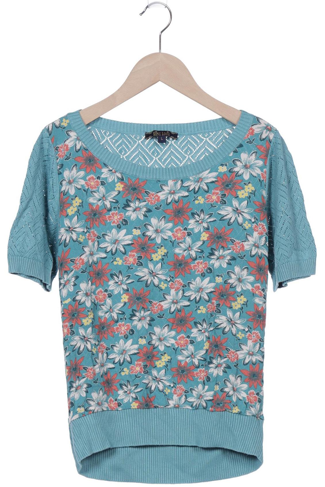 

King Louie Damen Pullover, türkis, Gr. 42