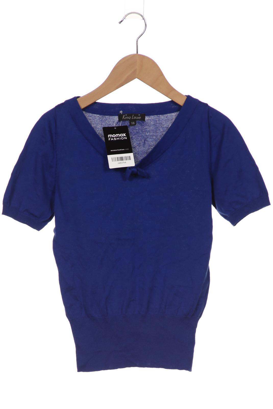 

King Louie Damen T-Shirt, blau, Gr. 34