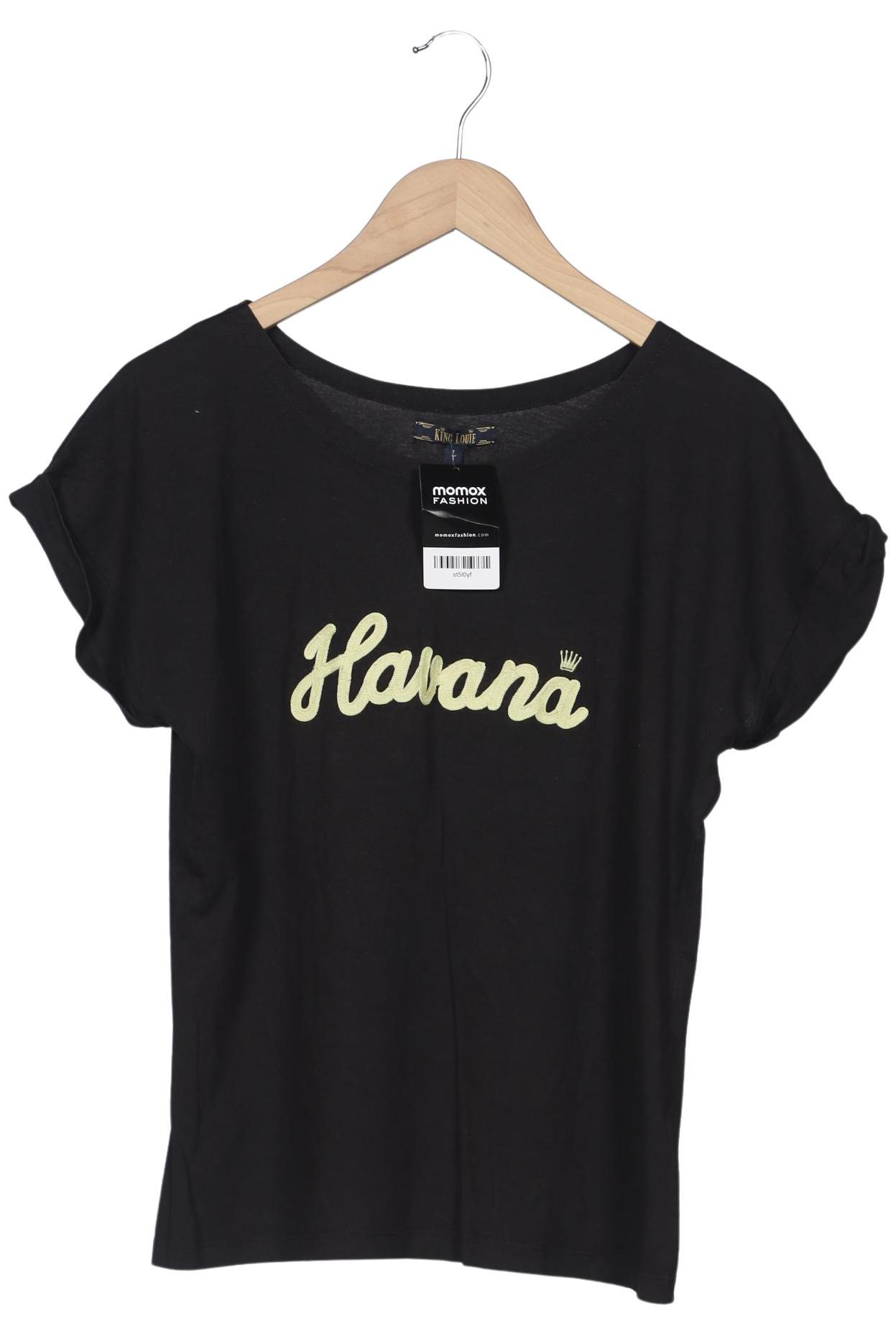 

King Louie Damen T-Shirt, schwarz, Gr. 42