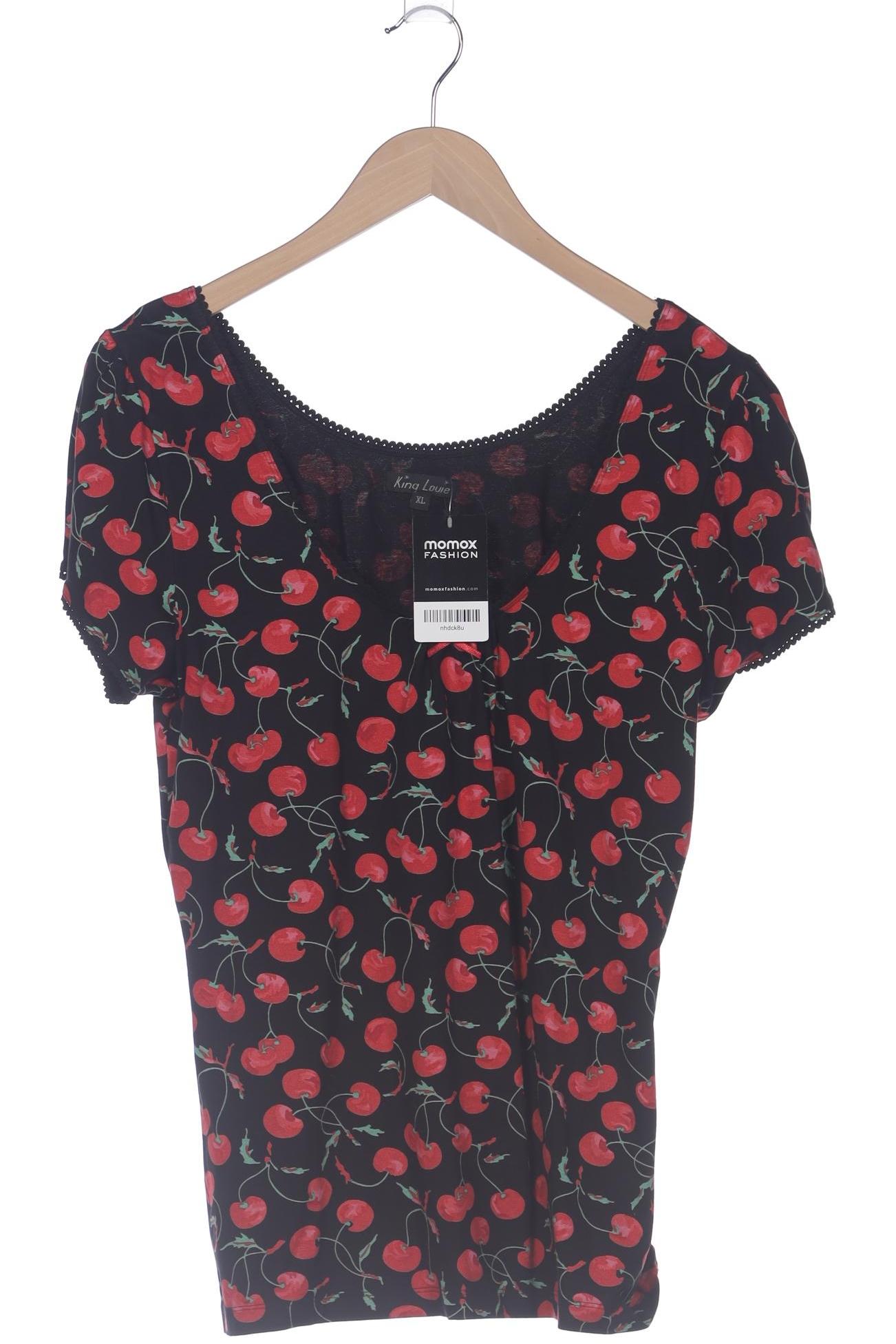 

King Louie Damen T-Shirt, schwarz, Gr. 44